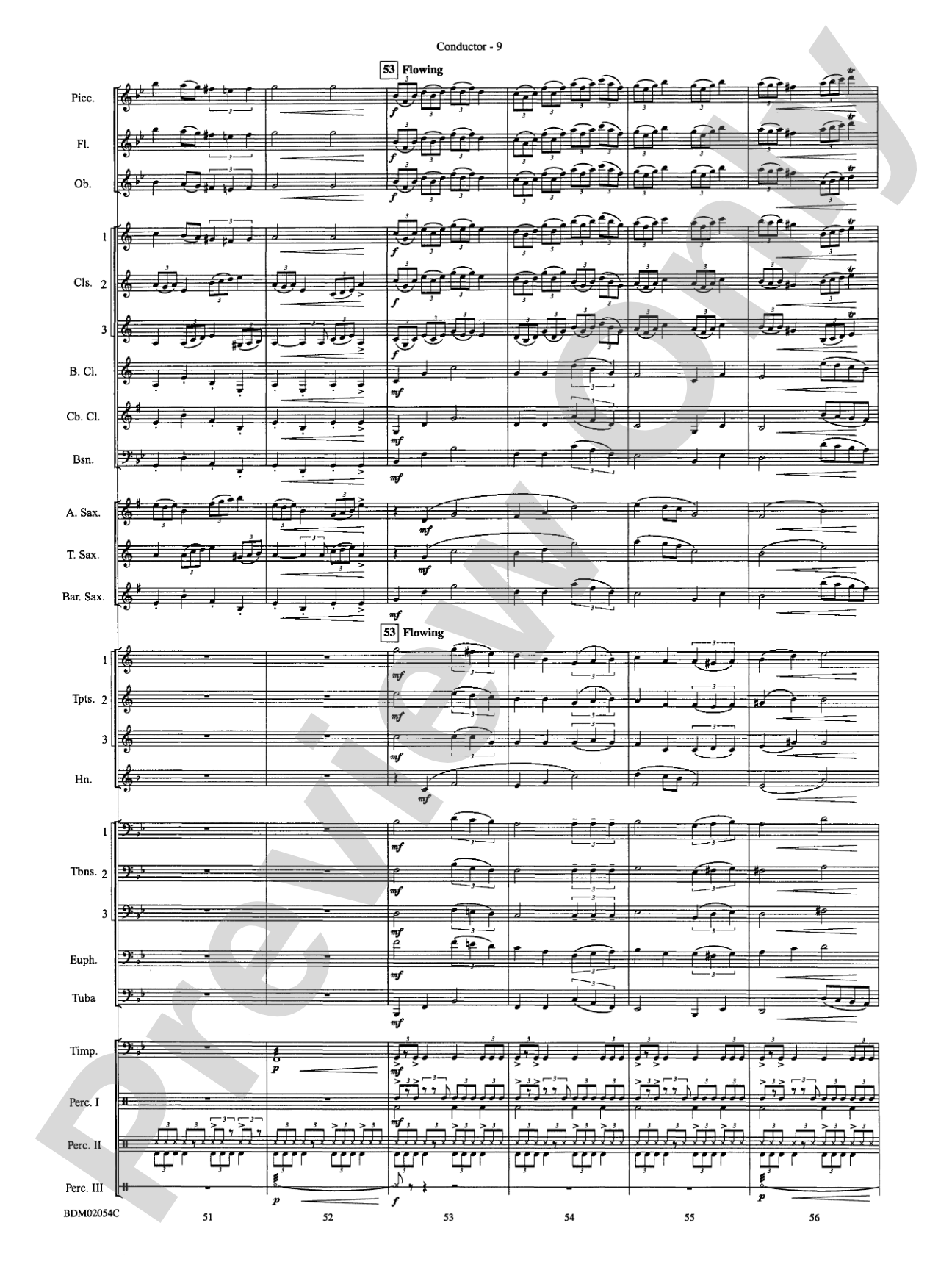 Celtic Carol: Concert Band Conductor Score & Parts
