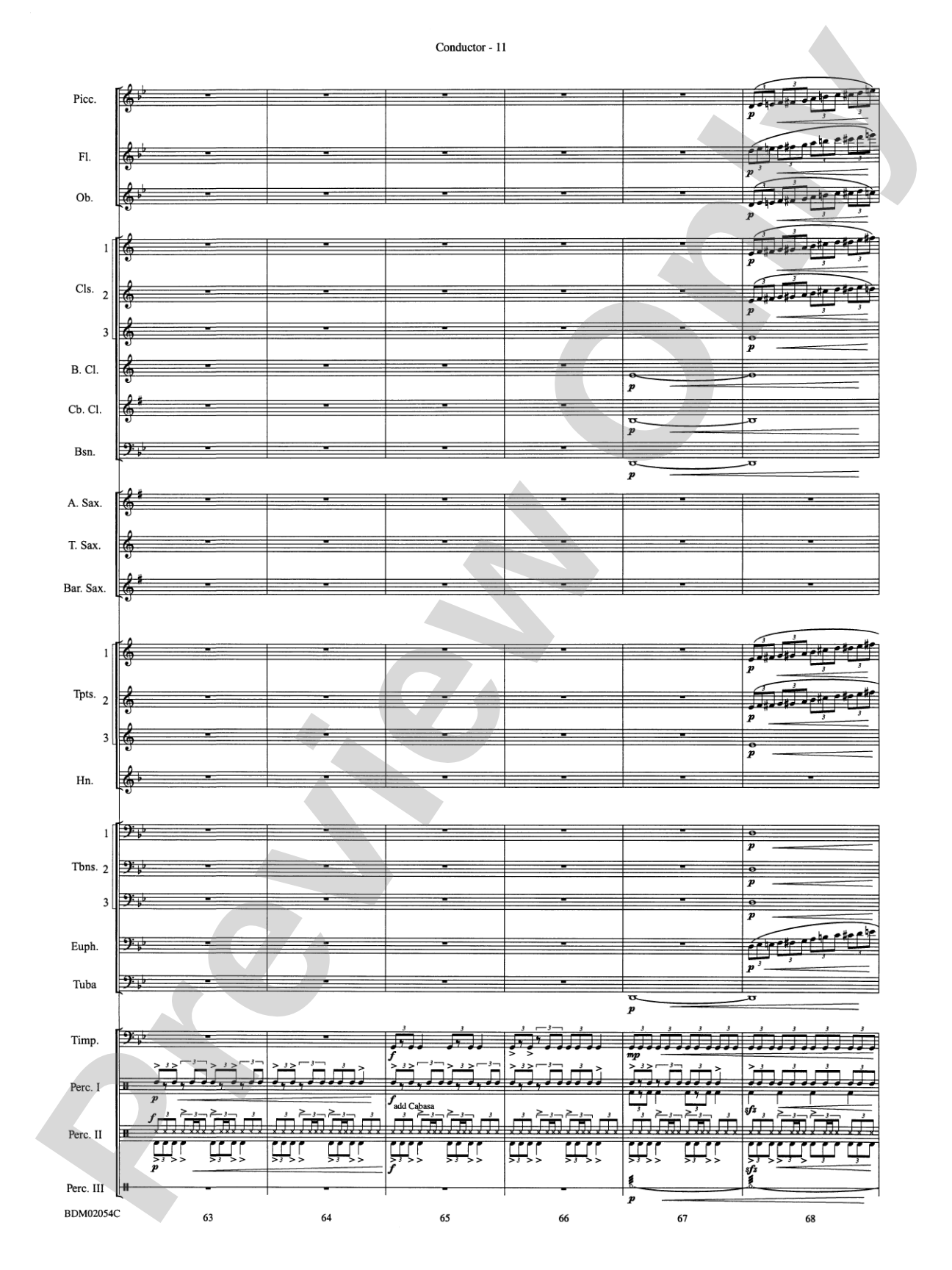 Celtic Carol: Concert Band Conductor Score & Parts