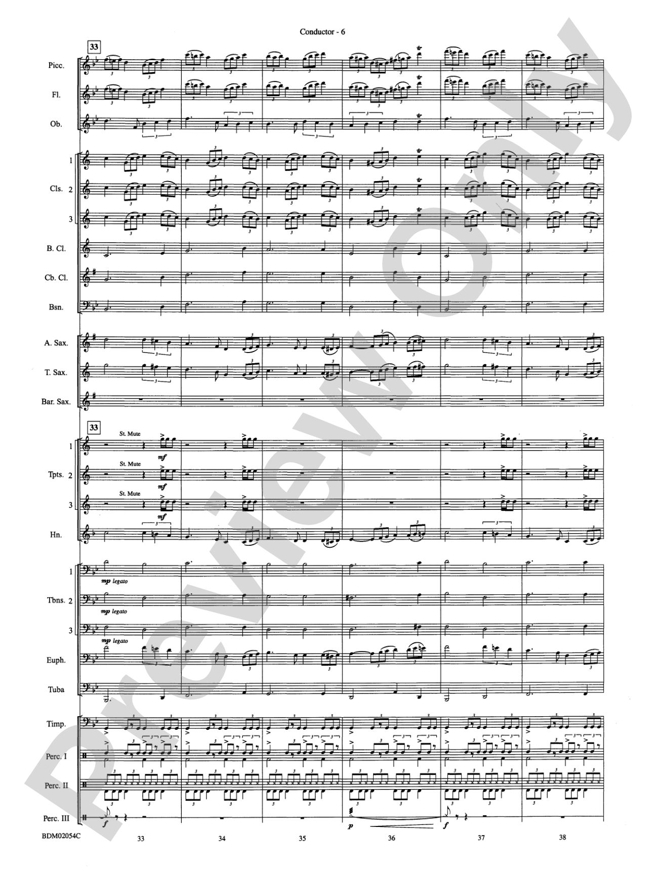 Celtic Carol: Concert Band Conductor Score & Parts