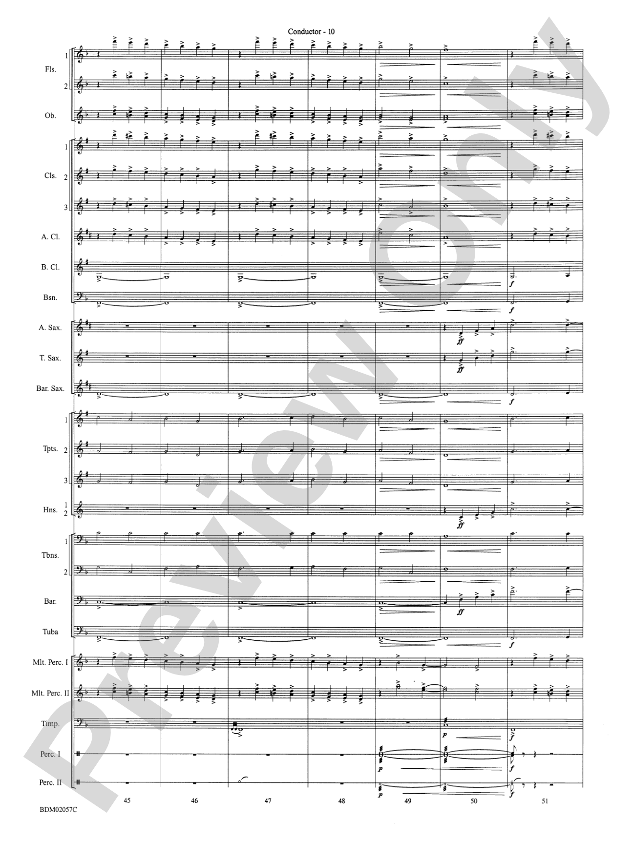 Old Brenton Carol (from the Holst Winter Suite): Concert Band Conductor Score & Parts