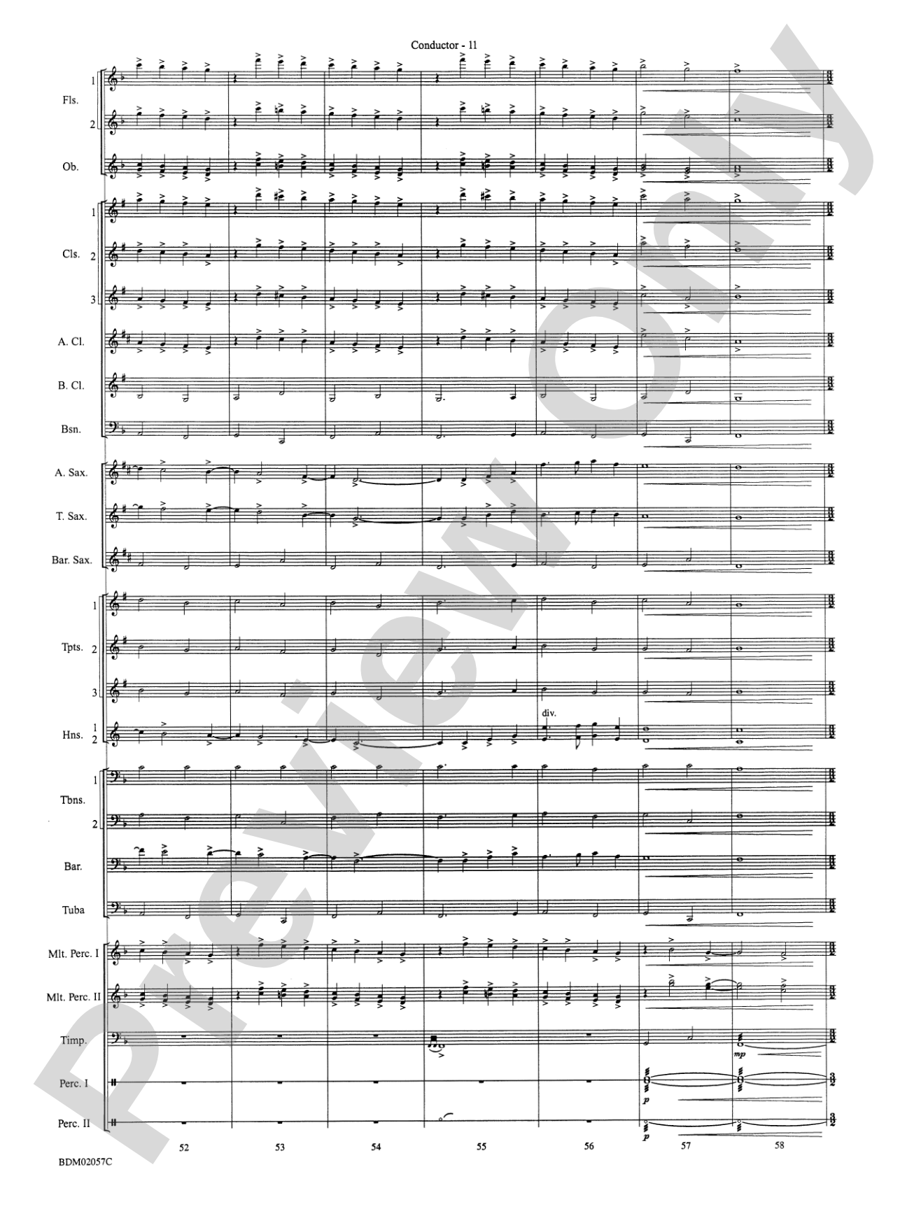 Old Brenton Carol (from the Holst Winter Suite): Concert Band Conductor Score & Parts