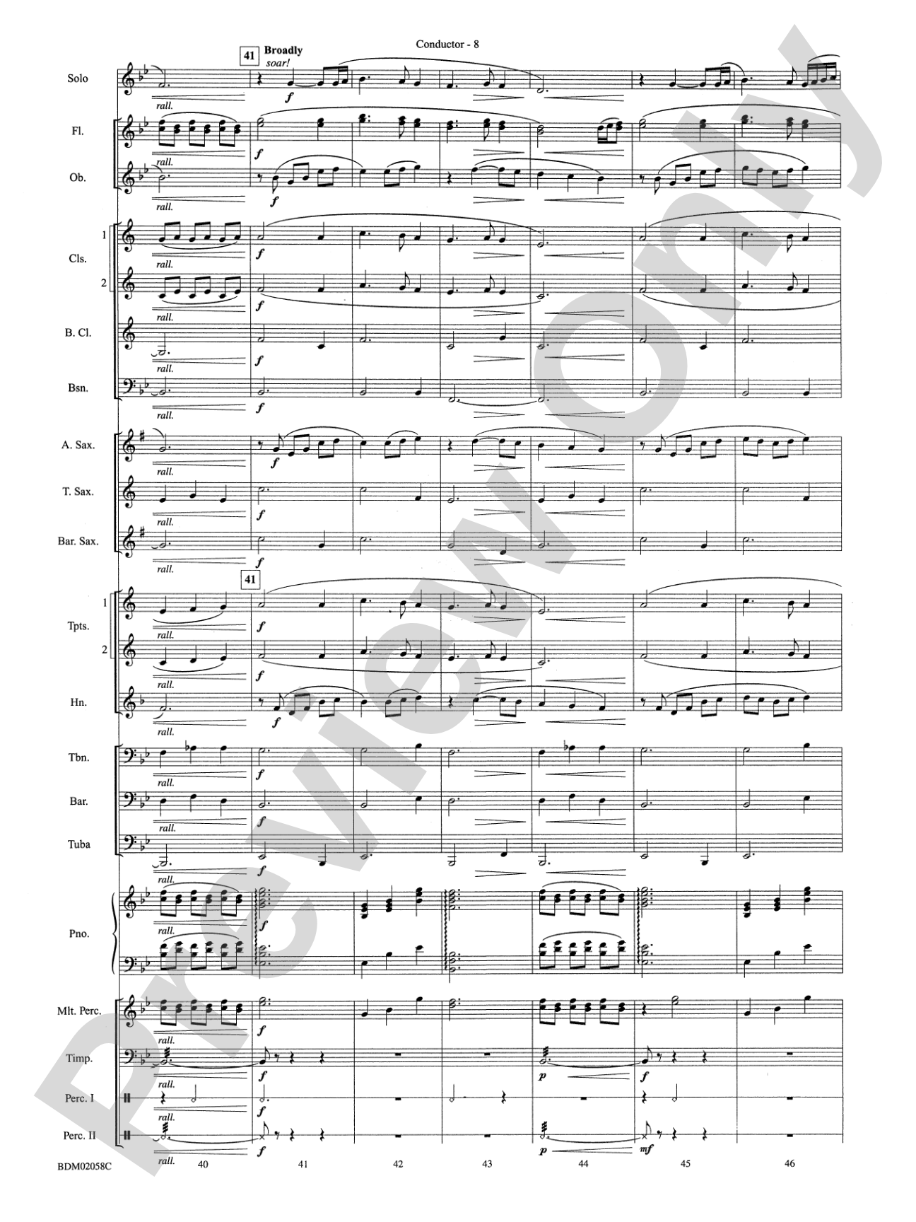 All Is Calm (based on Silent Night): Concert Band Conductor Score & Parts