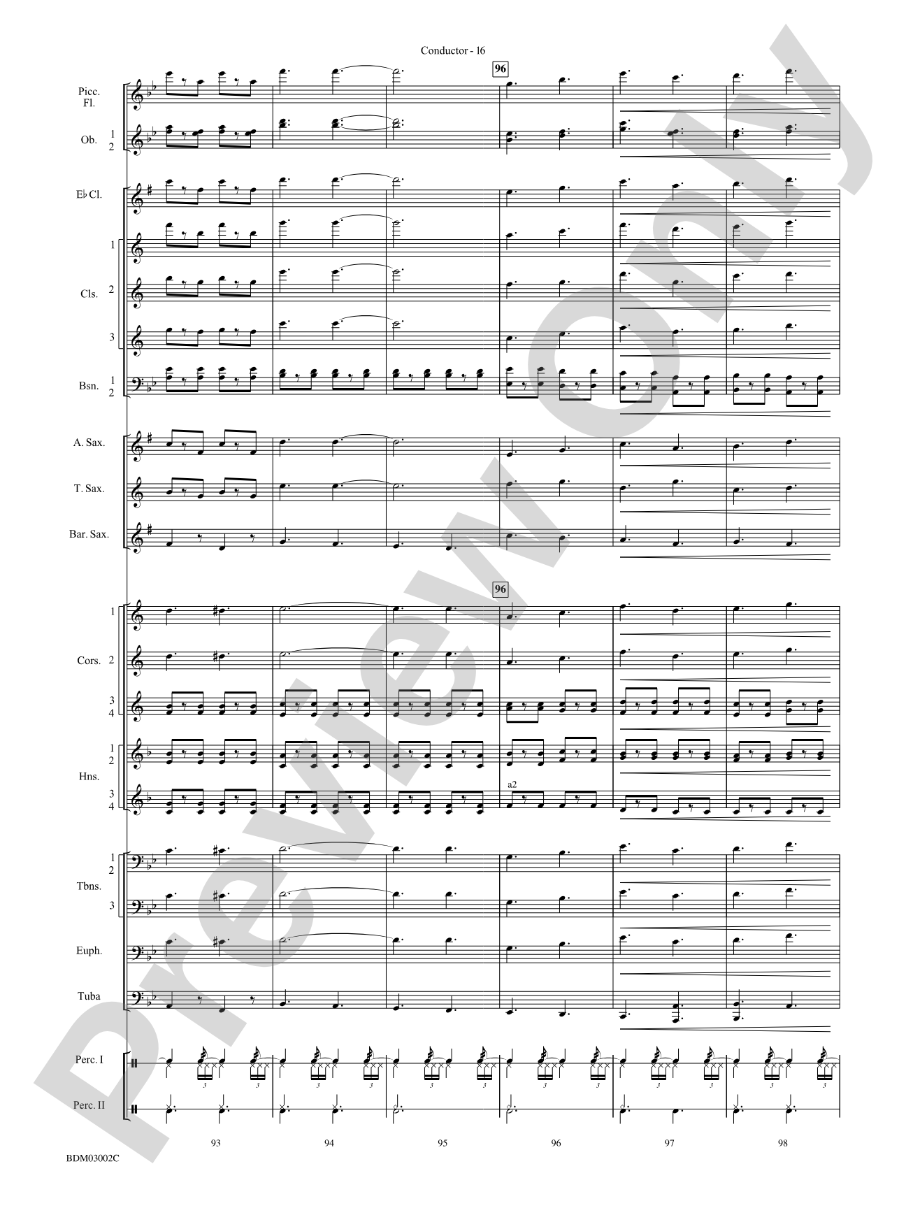Sabre and Spurs (March of the American Cavalry): Concert Band Conductor Score & Parts