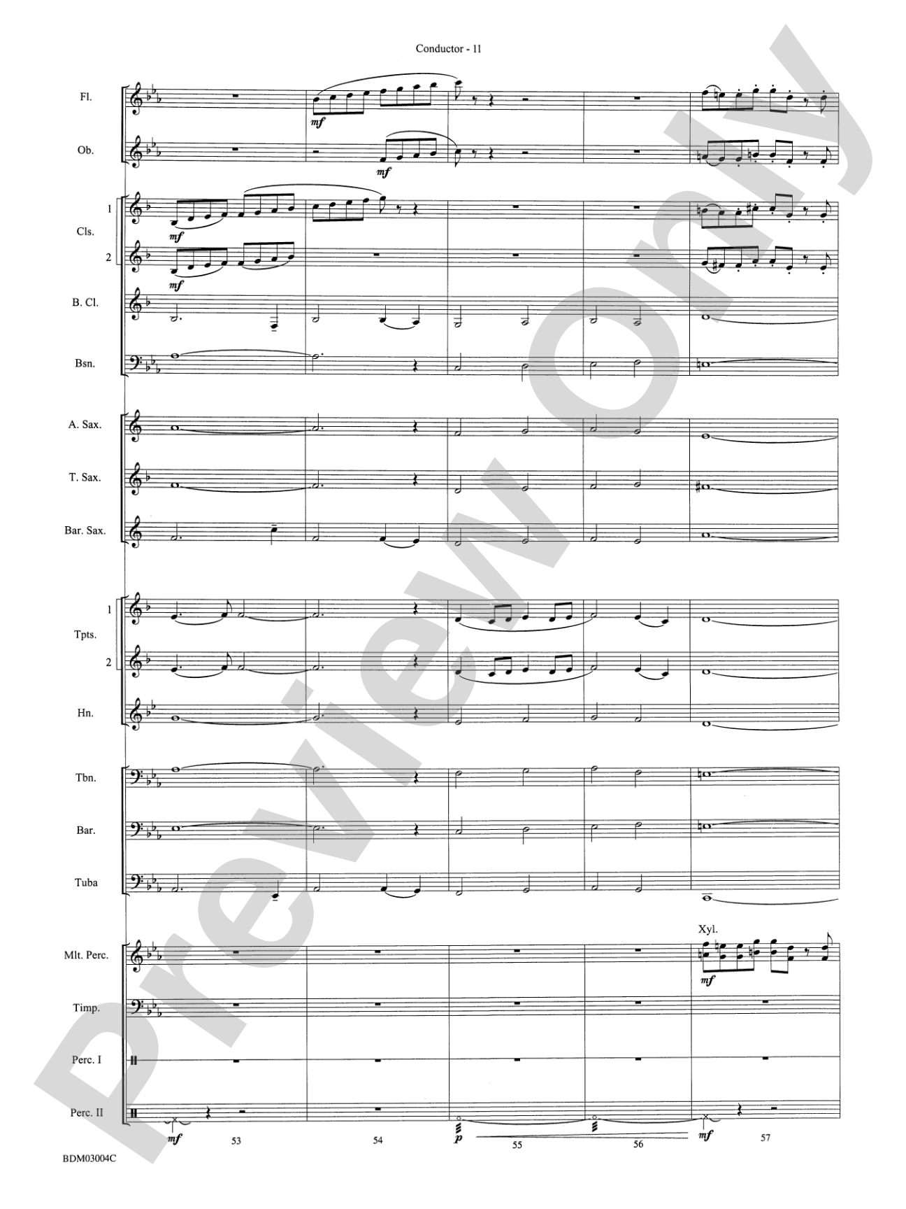 In the Valley of the Ancients: Concert Band Conductor Score & Parts