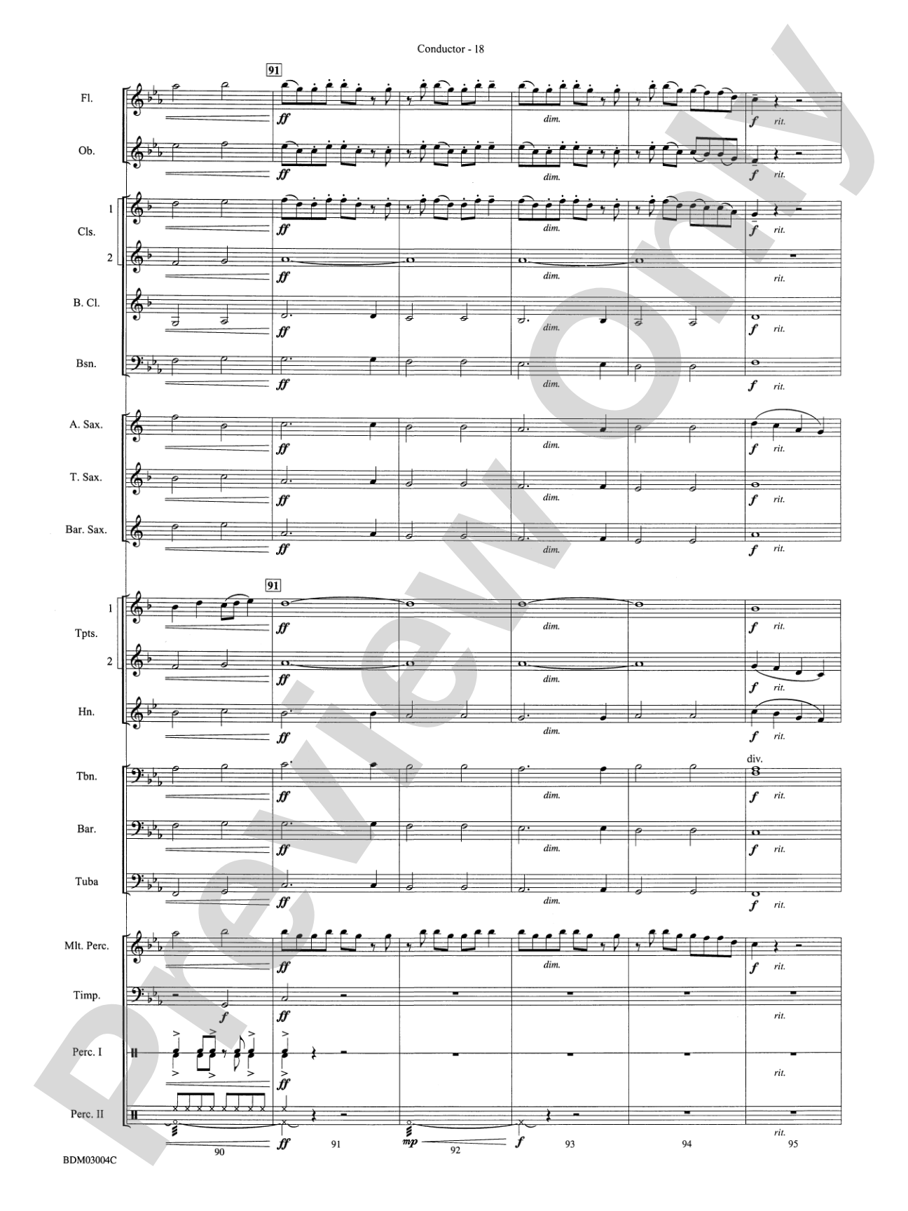 In the Valley of the Ancients: Concert Band Conductor Score & Parts