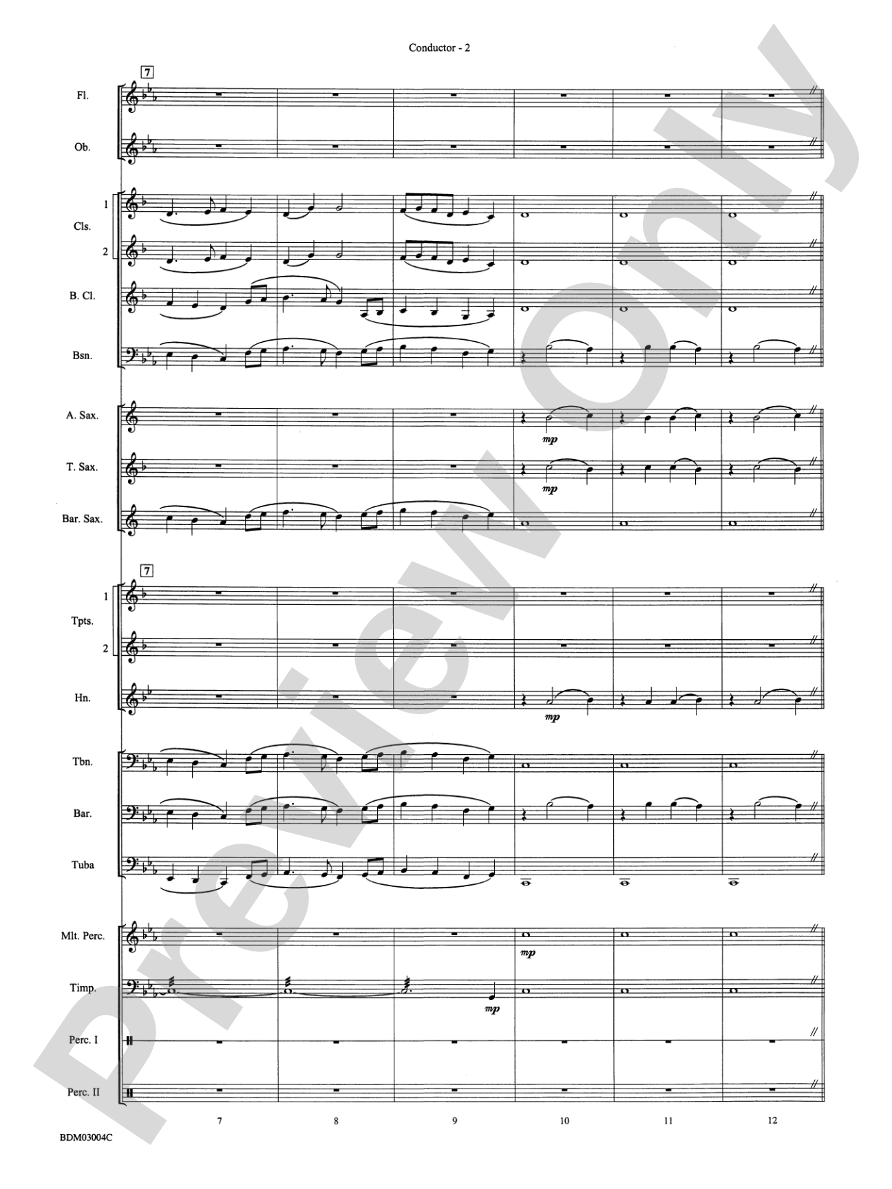 In the Valley of the Ancients: Concert Band Conductor Score & Parts