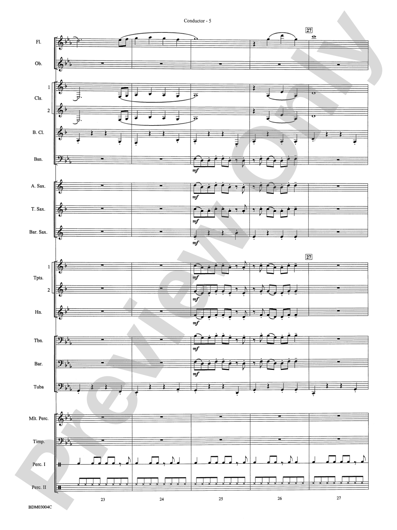 In the Valley of the Ancients: Concert Band Conductor Score & Parts
