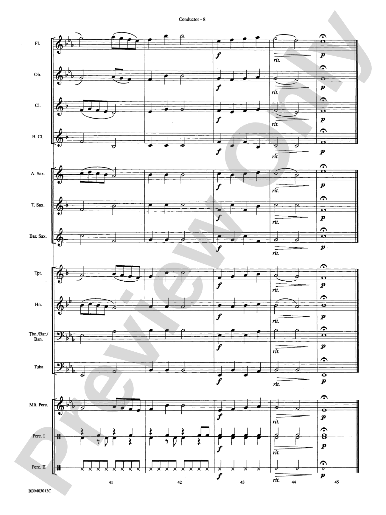 Angels We Have Heard on High: Concert Band Conductor Score & Parts