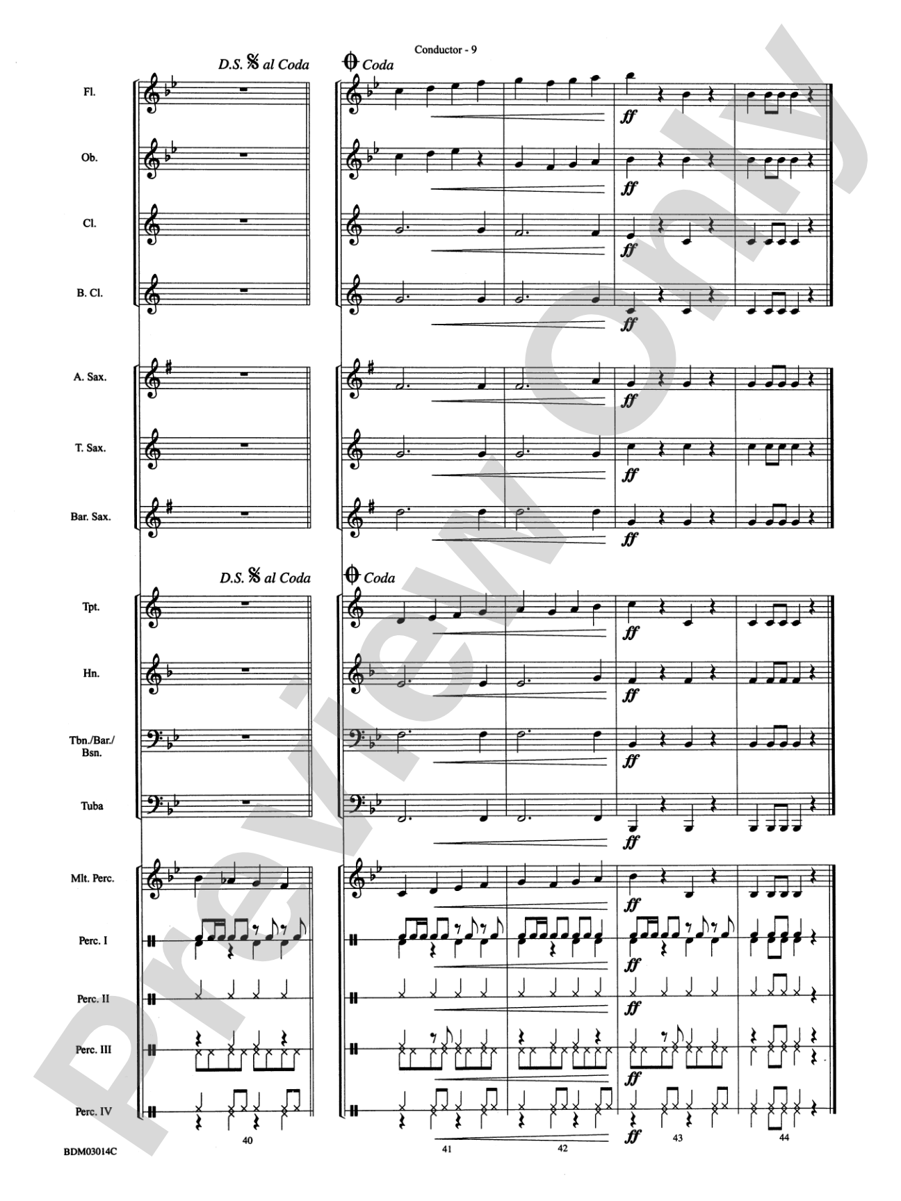 Hot Tamales (Percussion Feature): Concert Band Conductor Score & Parts