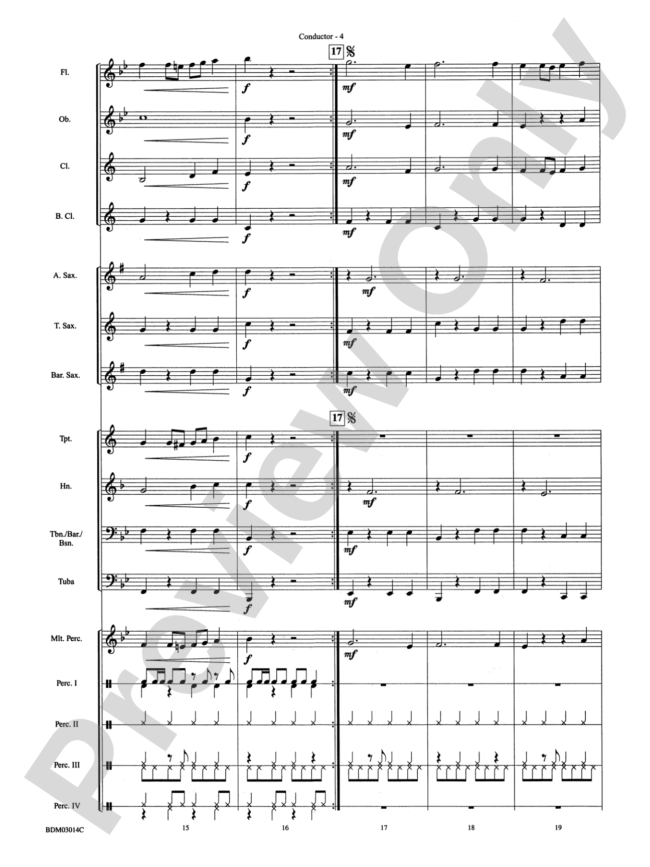 Hot Tamales (Percussion Feature): Concert Band Conductor Score & Parts