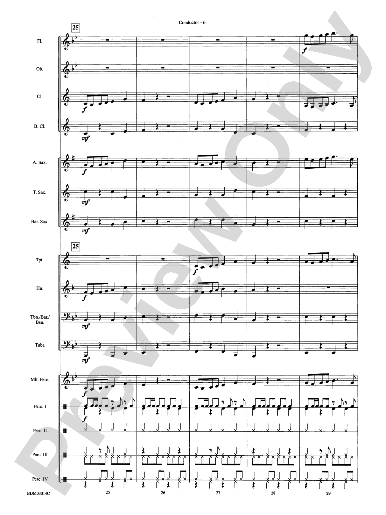 Hot Tamales (Percussion Feature): Concert Band Conductor Score & Parts