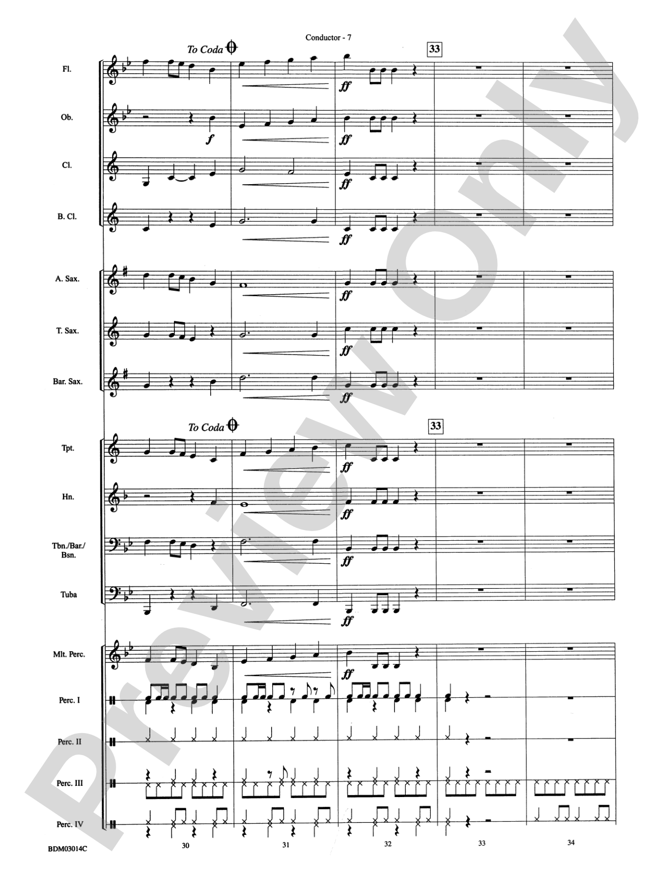 Hot Tamales (Percussion Feature): Concert Band Conductor Score & Parts