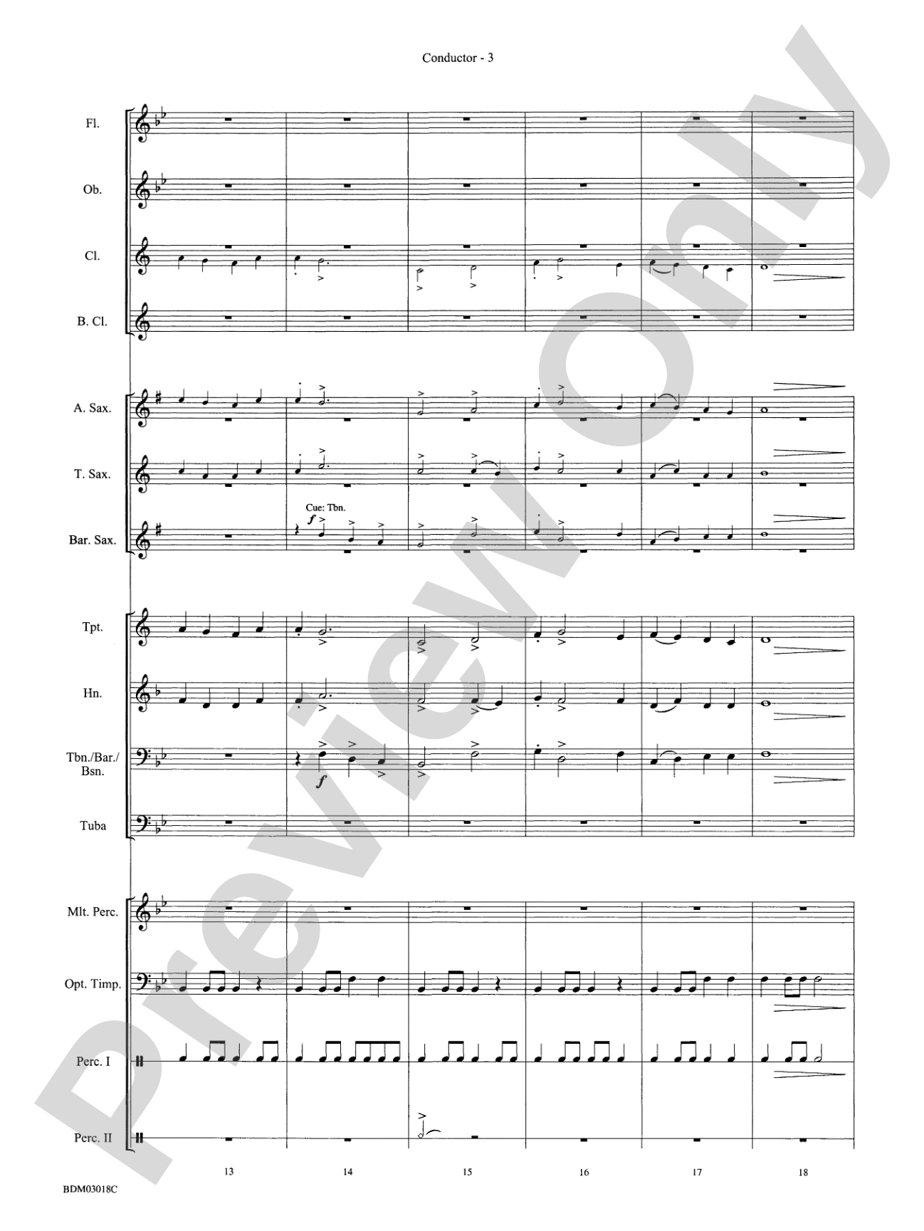Dimensions: Concert Band Conductor Score & Parts