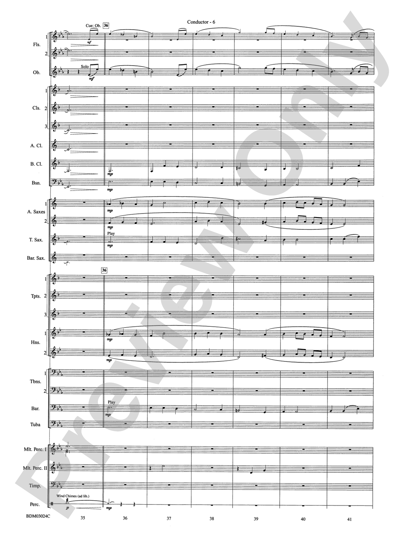 Winter Rhapsody: Concert Band Conductor Score & Parts