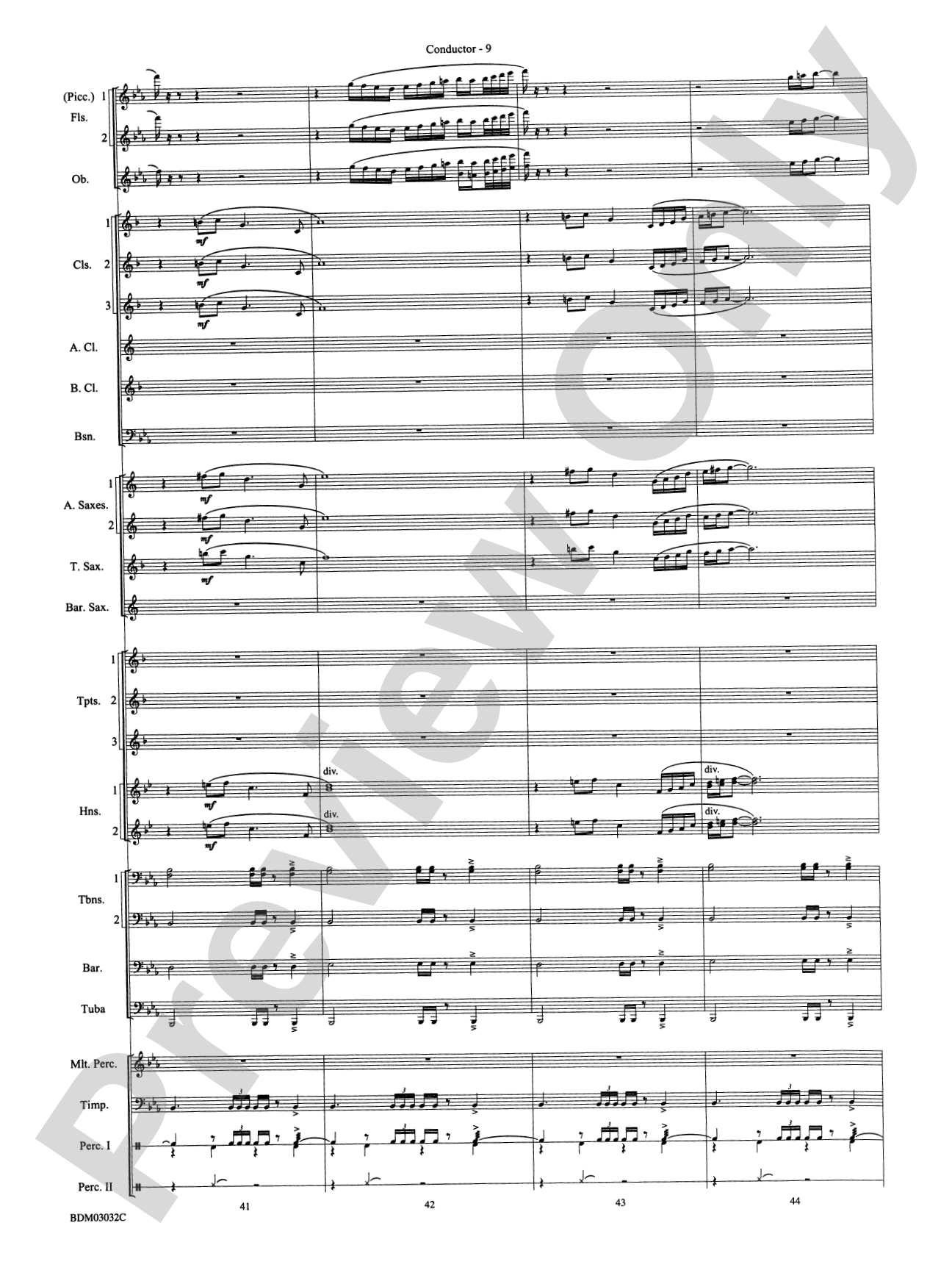In Their Honor: Concert Band Conductor Score & Parts