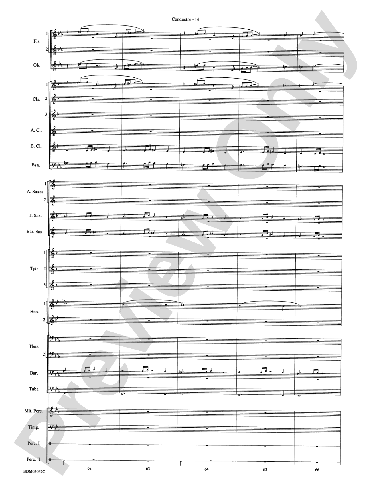 In Their Honor: Concert Band Conductor Score & Parts