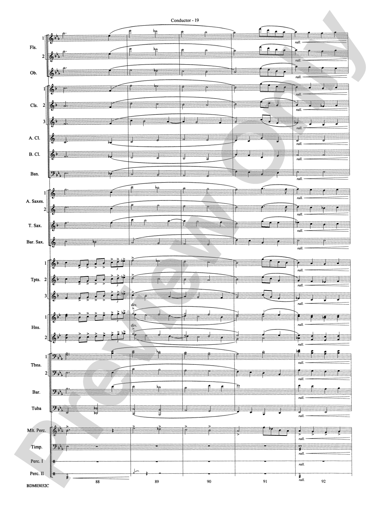 In Their Honor: Concert Band Conductor Score & Parts