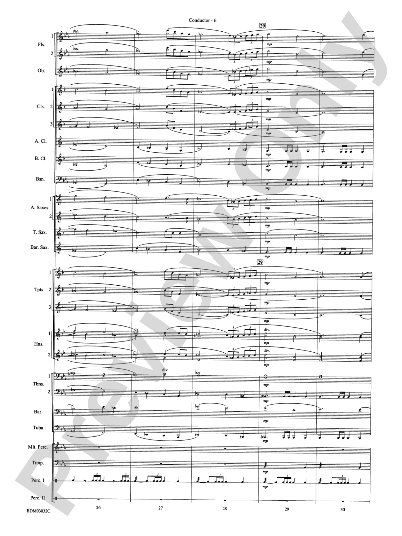 In Their Honor: Concert Band Conductor Score & Parts