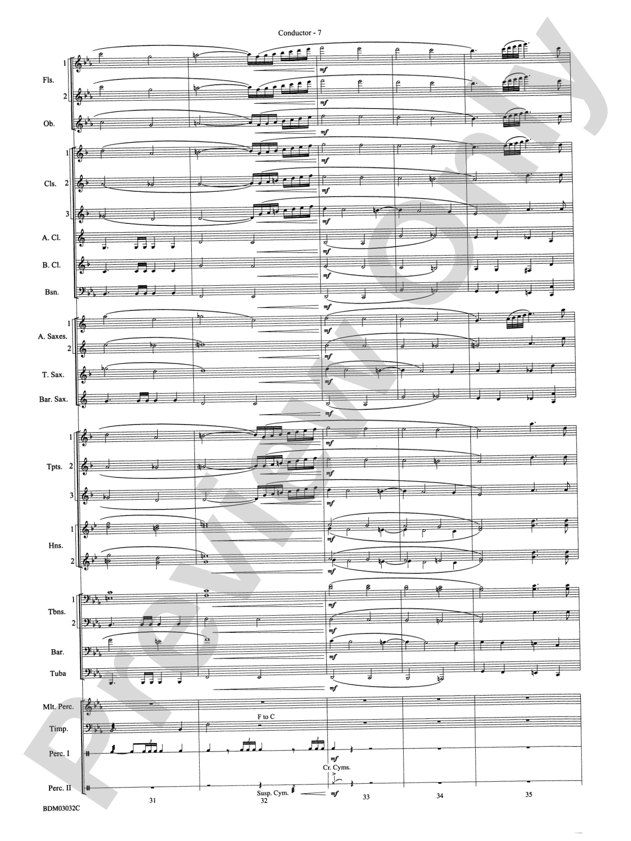 In Their Honor: Concert Band Conductor Score & Parts