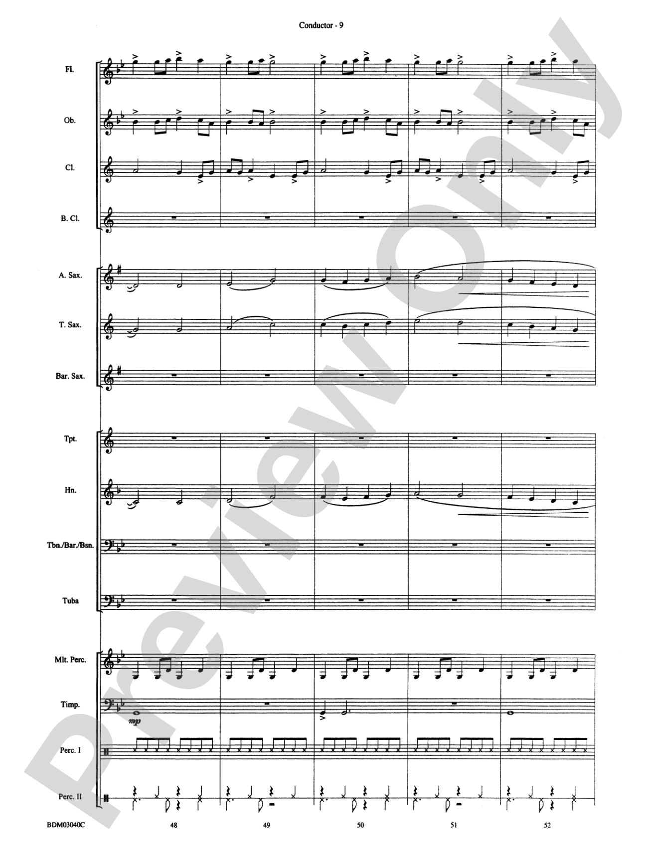 Three Faces of Kilimanjaro (Kibo, Mawenzi, and Shira): Concert Band Conductor Score & Parts