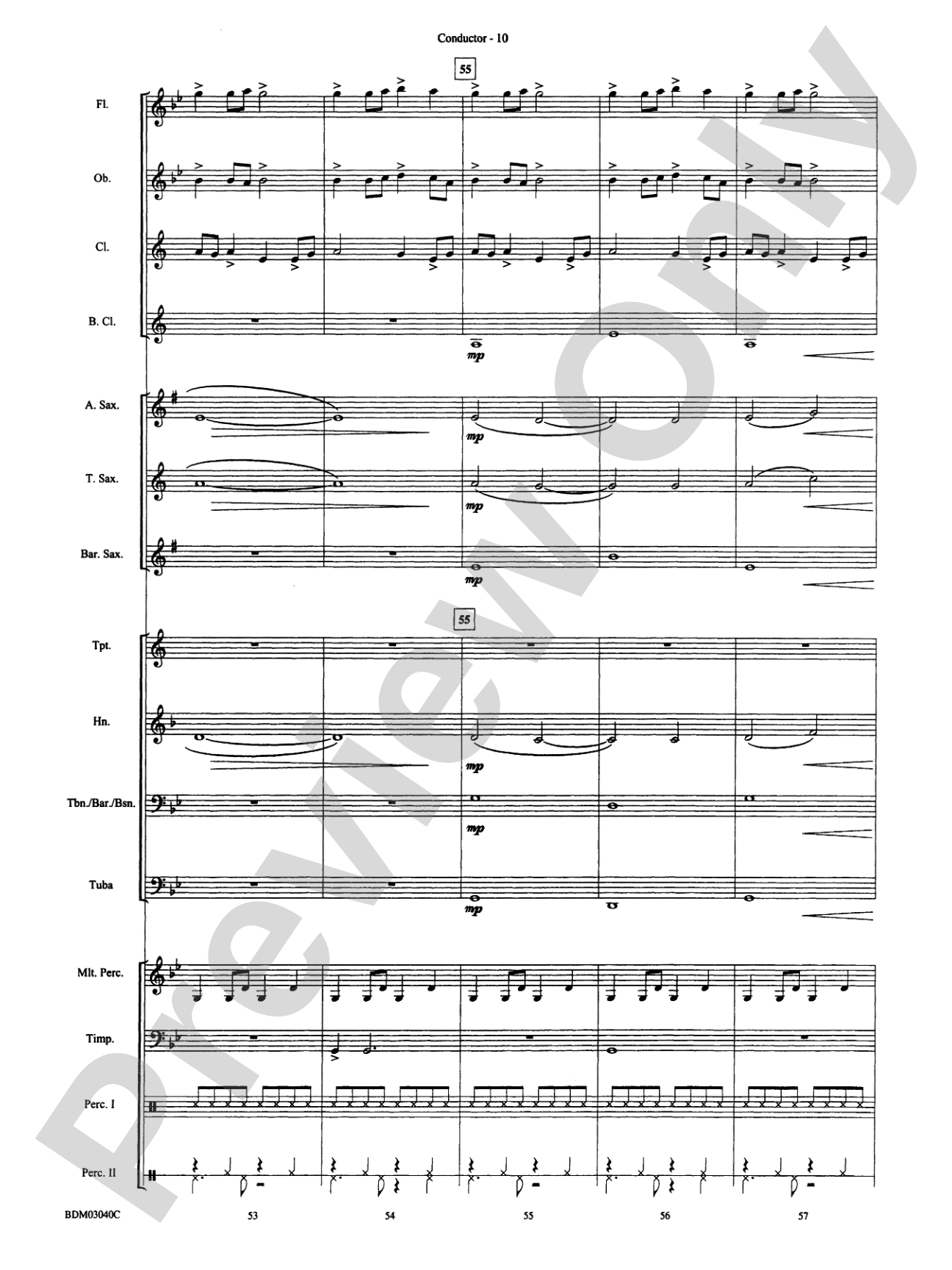 Three Faces of Kilimanjaro (Kibo, Mawenzi, and Shira): Concert Band Conductor Score & Parts