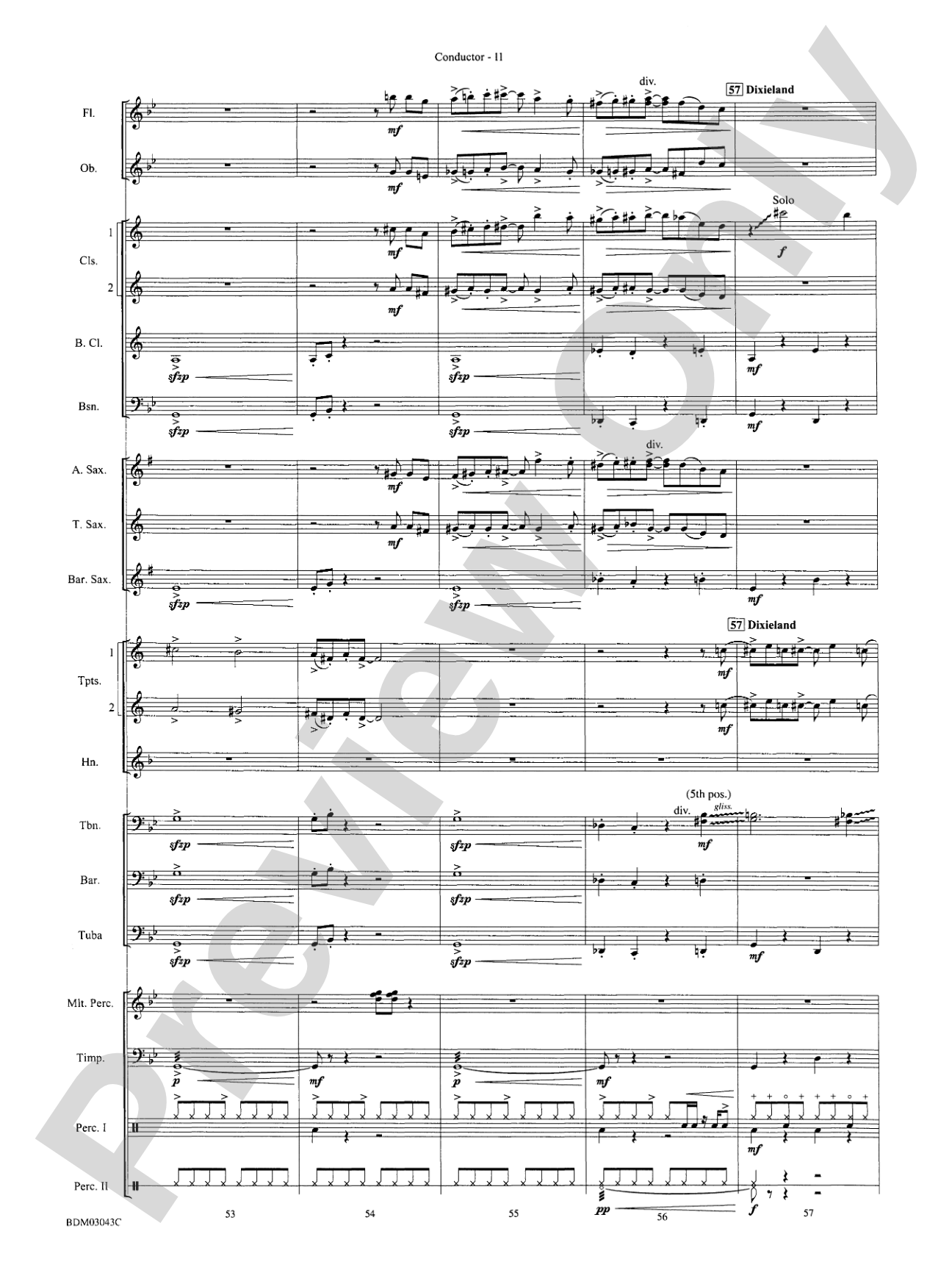 The Great Steamboat Race: Concert Band Conductor Score & Parts