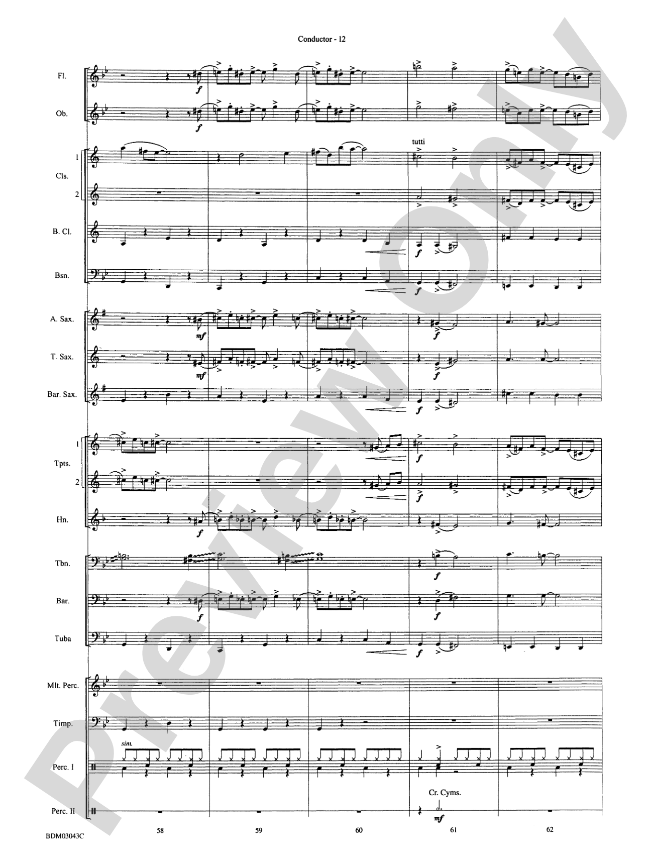 The Great Steamboat Race: Concert Band Conductor Score & Parts