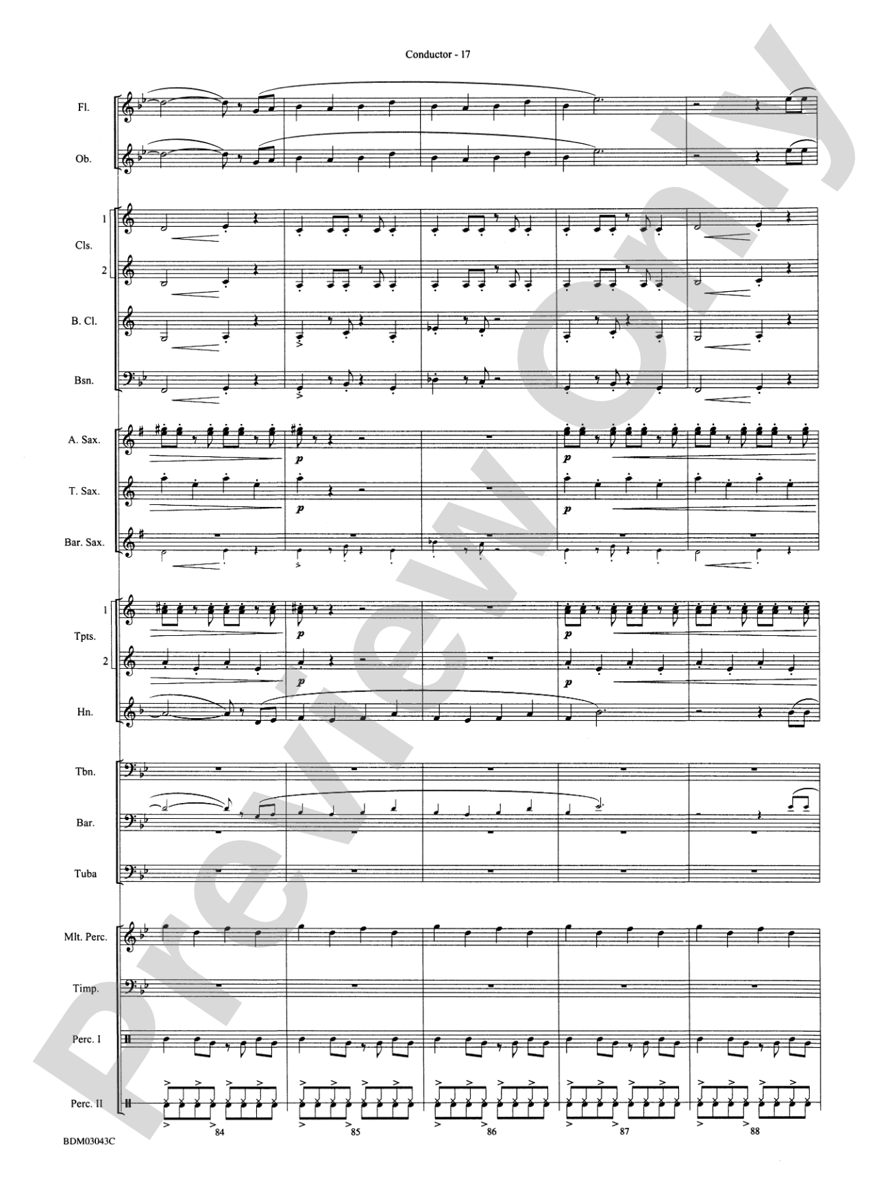 The Great Steamboat Race: Concert Band Conductor Score & Parts