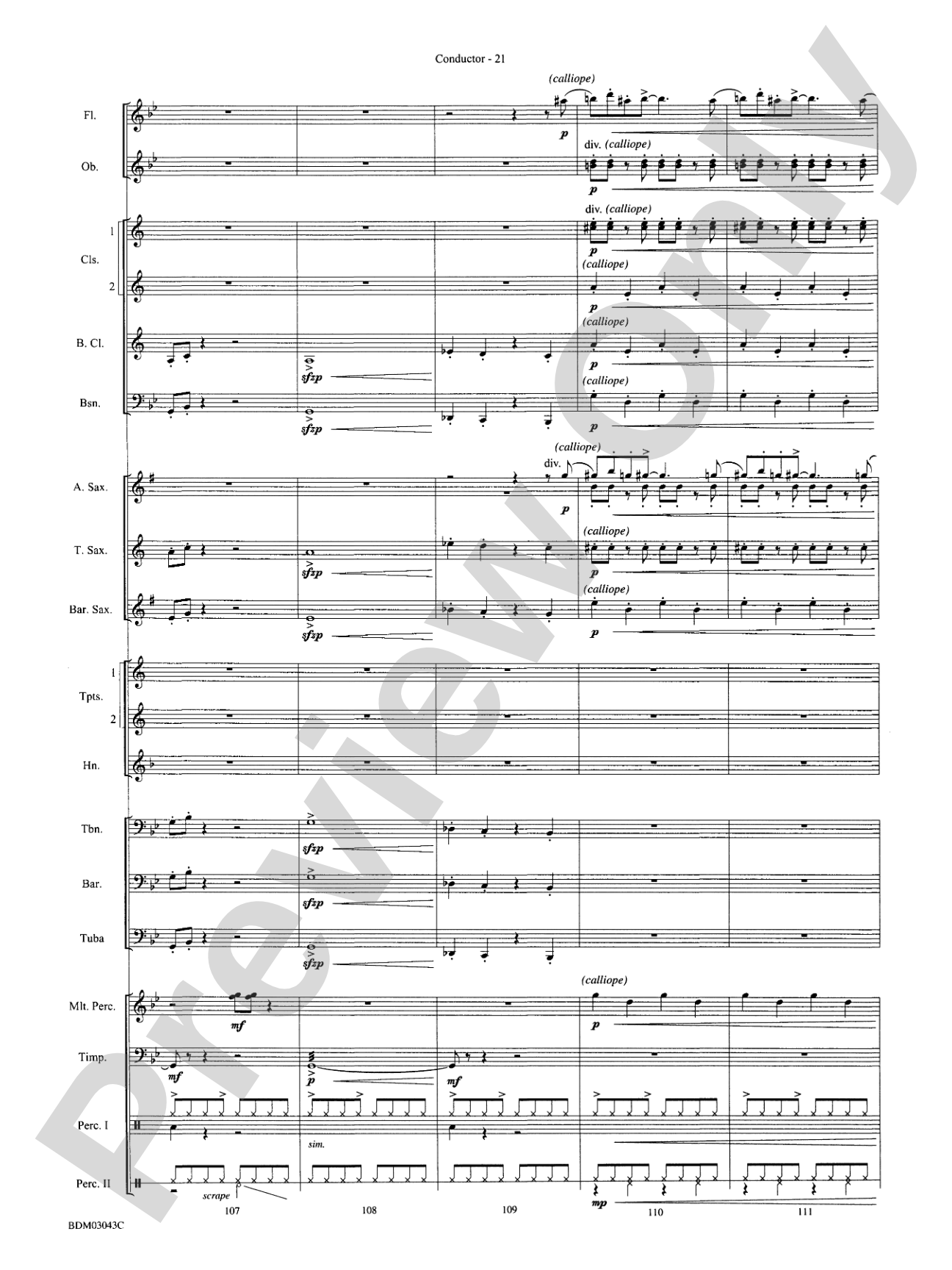 The Great Steamboat Race: Concert Band Conductor Score & Parts