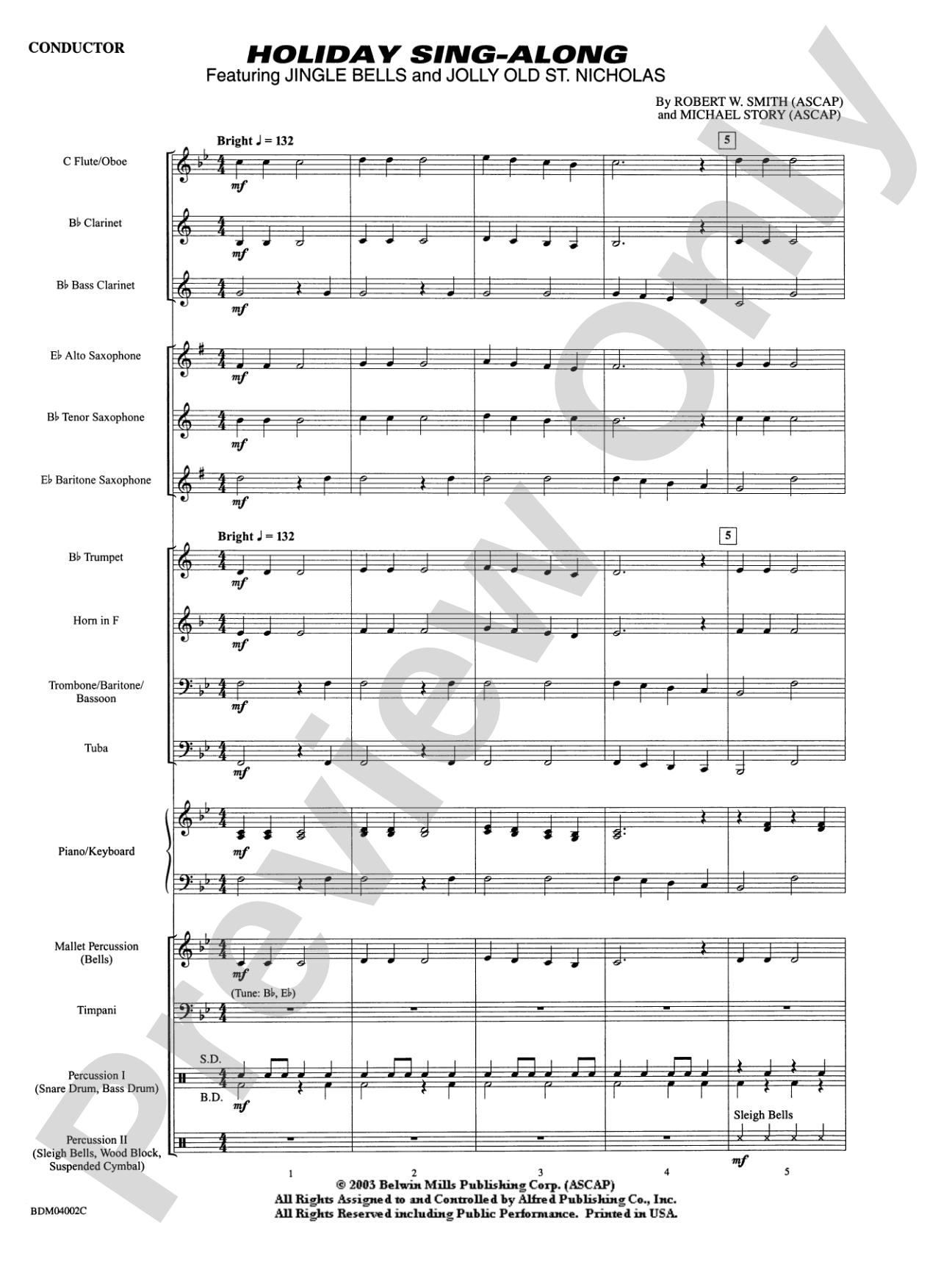 Holiday Sing-Along: Score