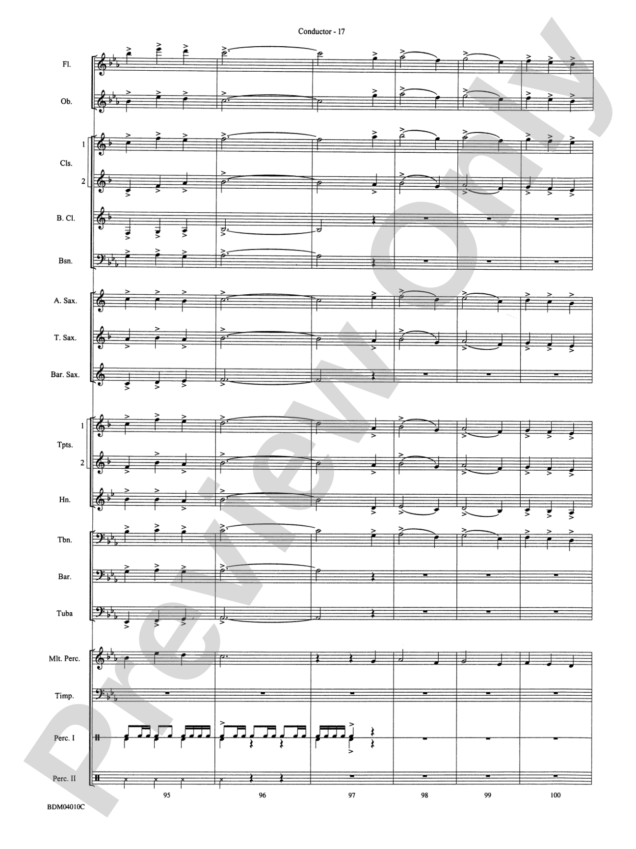 Contempo: Concert Band Conductor Score & Parts