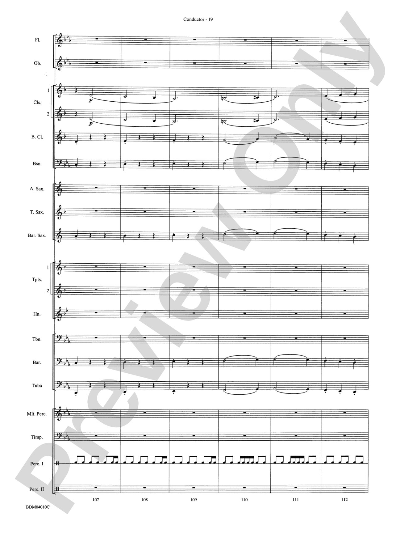 Contempo: Concert Band Conductor Score & Parts