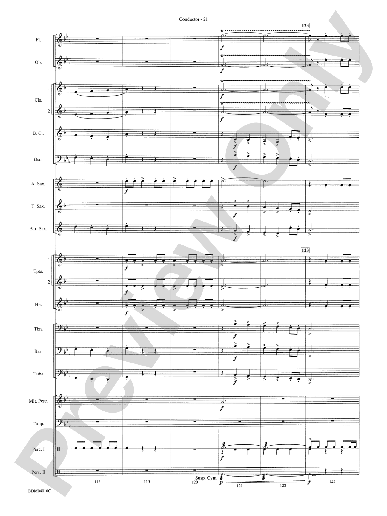 Contempo: Concert Band Conductor Score & Parts