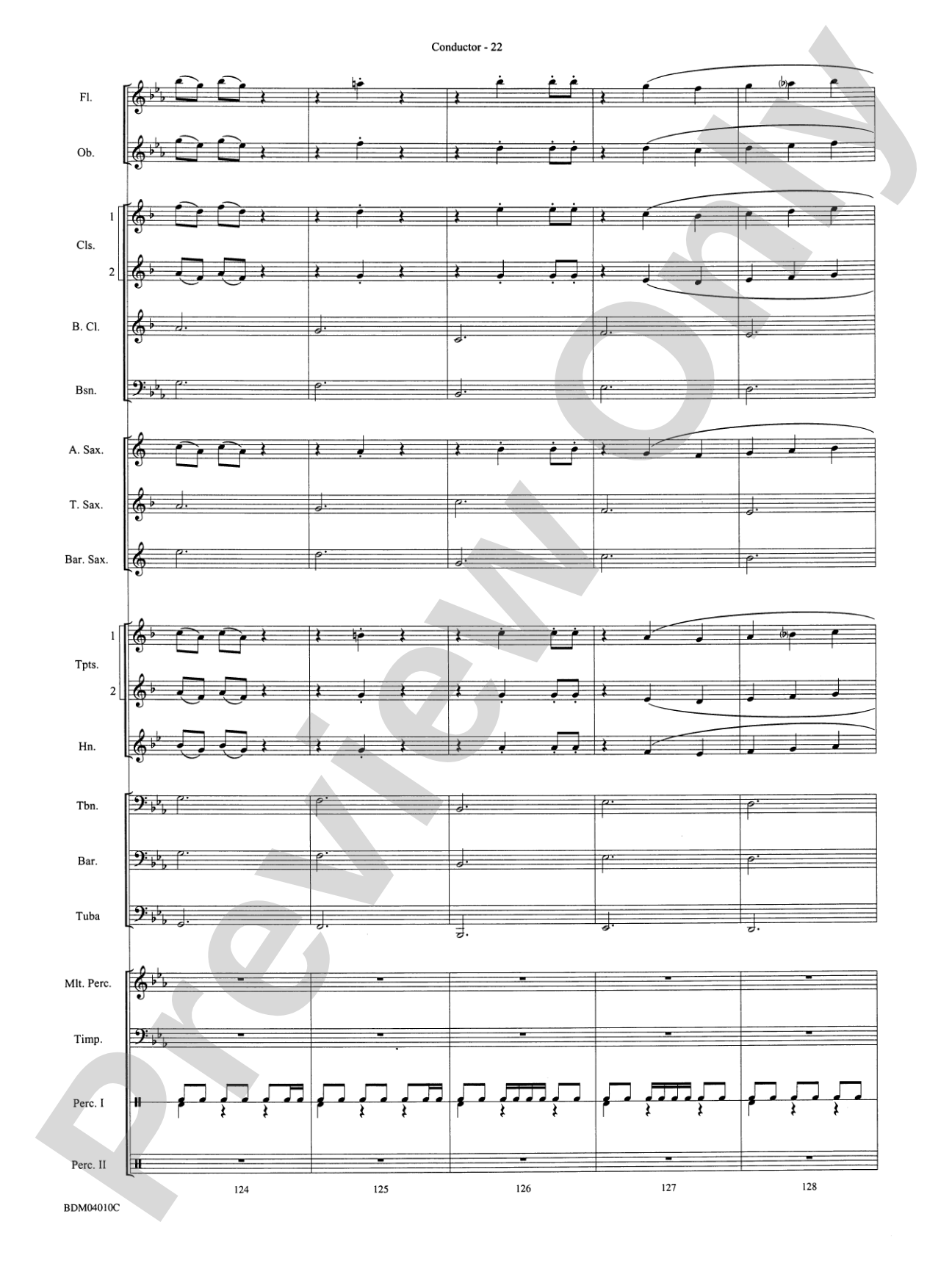 Contempo: Concert Band Conductor Score & Parts