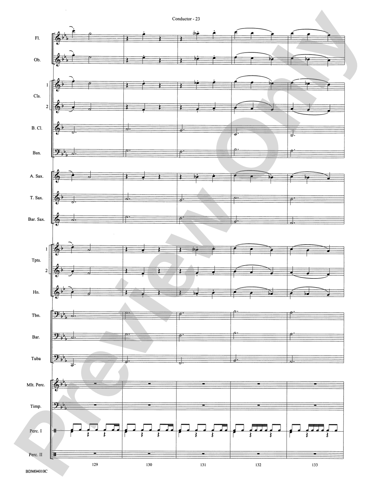 Contempo: Concert Band Conductor Score & Parts
