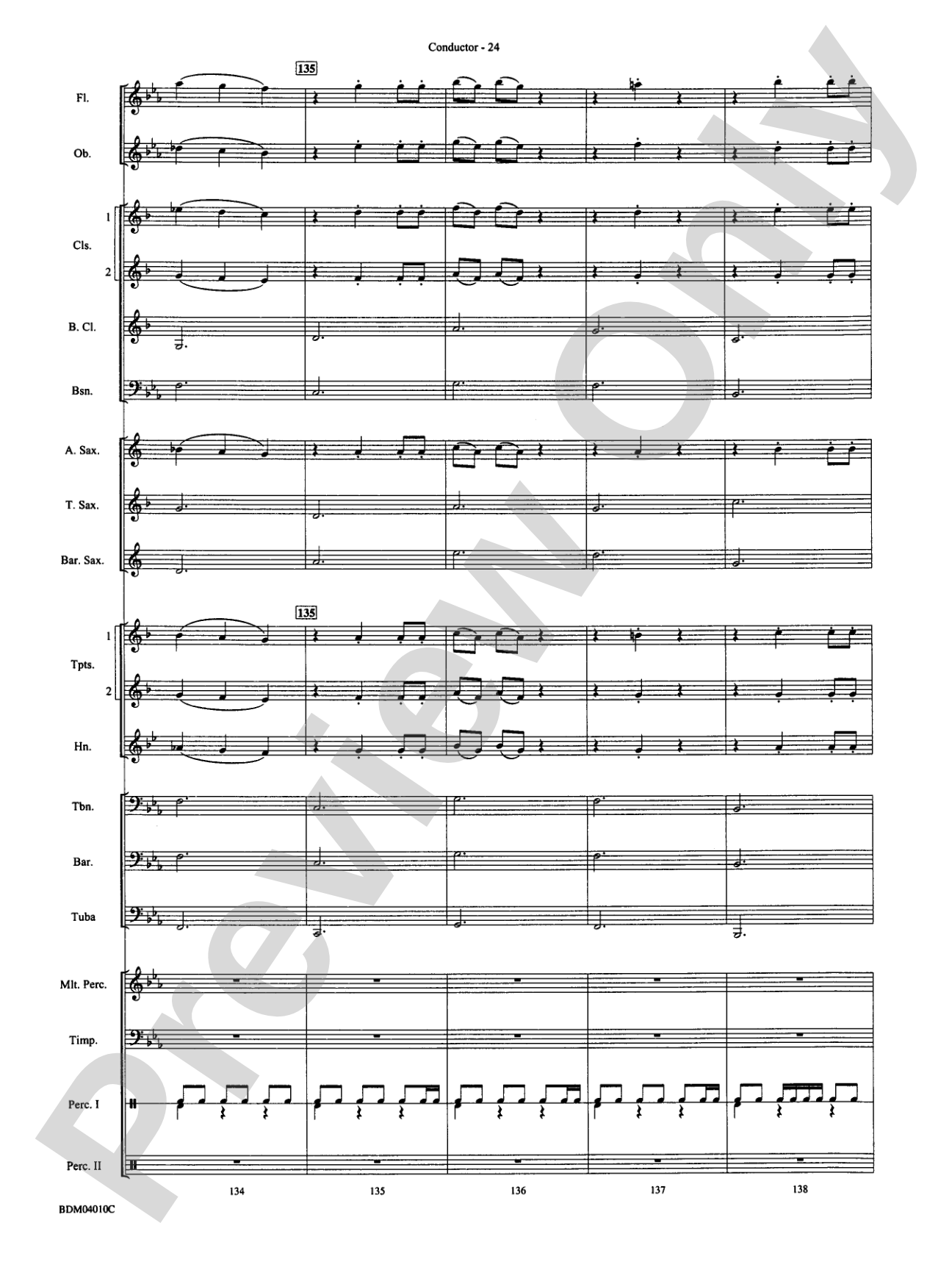 Contempo: Concert Band Conductor Score & Parts
