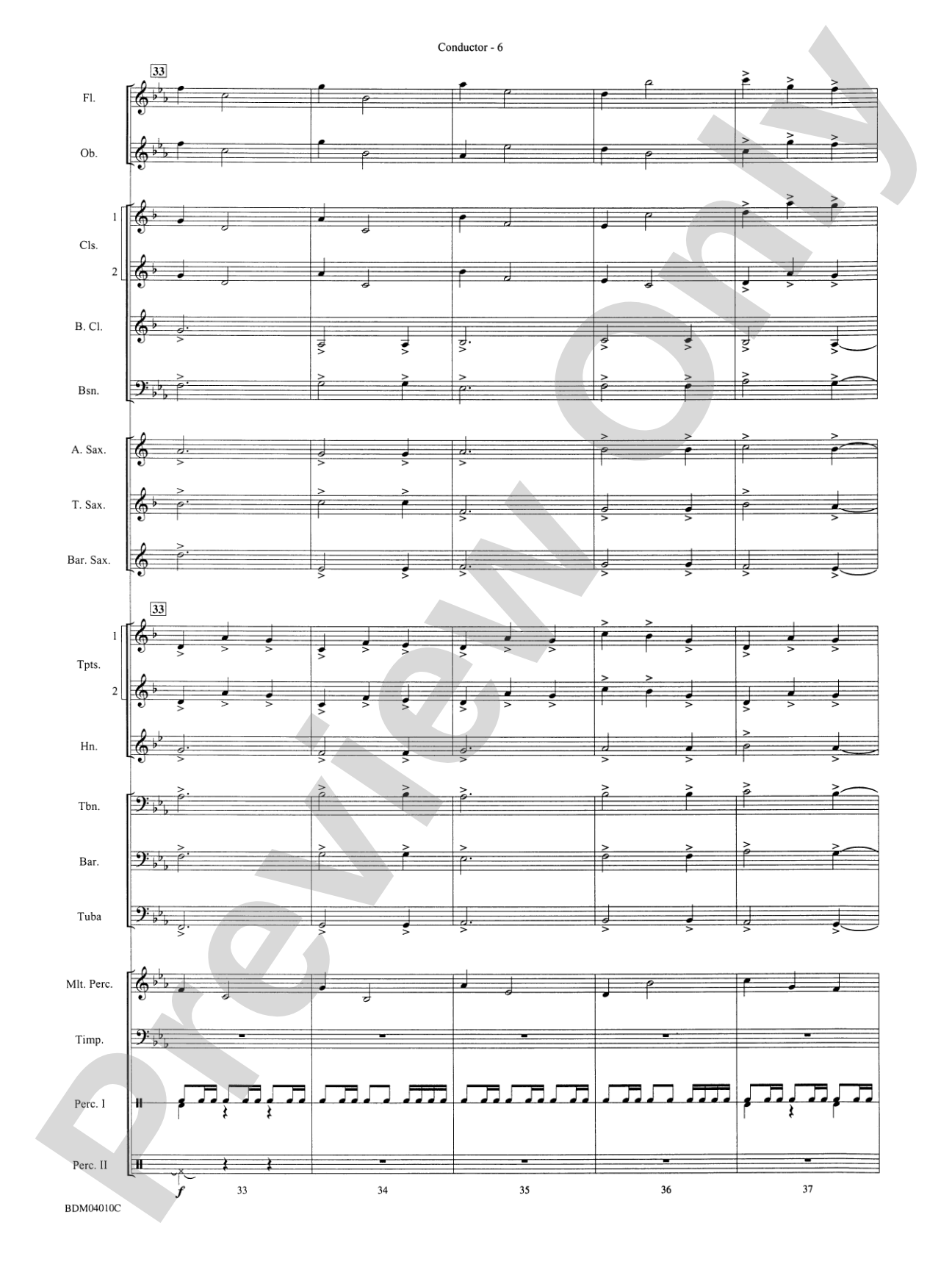 Contempo: Concert Band Conductor Score & Parts