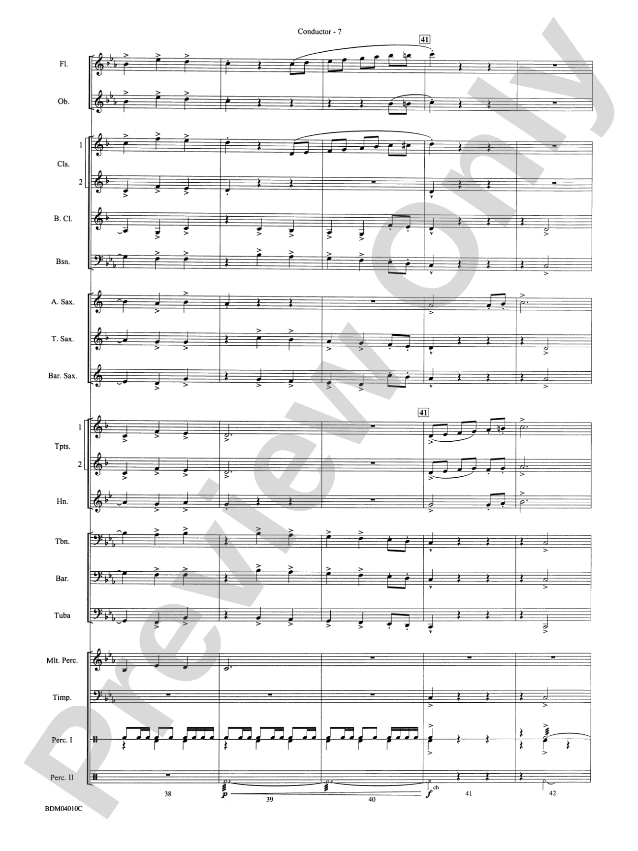 Contempo: Concert Band Conductor Score & Parts