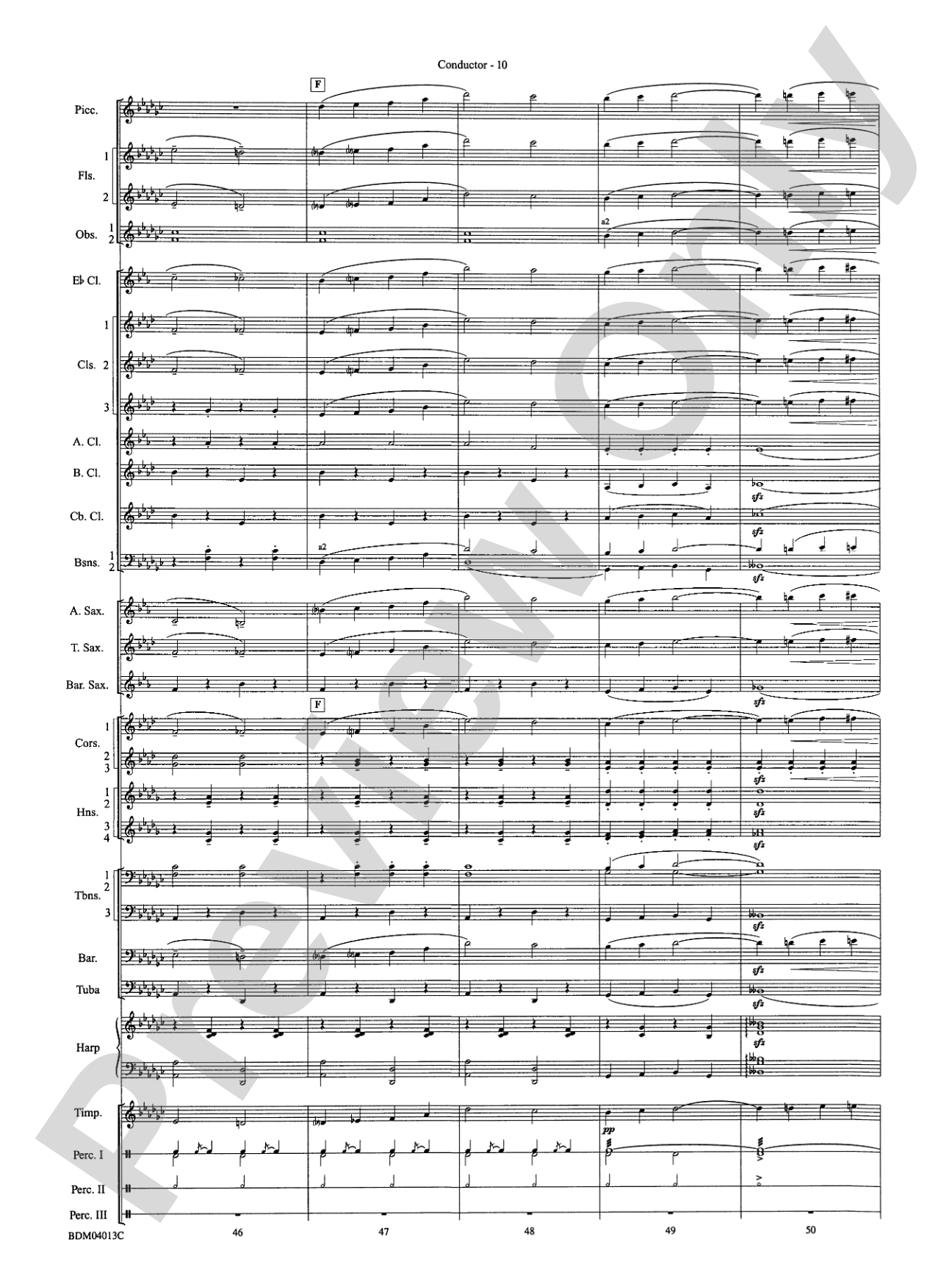 Nobles of the Mystic Shrine (March): Concert Band Conductor Score & Parts
