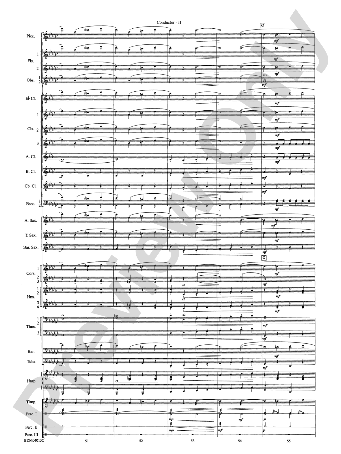 Nobles of the Mystic Shrine (March): Concert Band Conductor Score & Parts