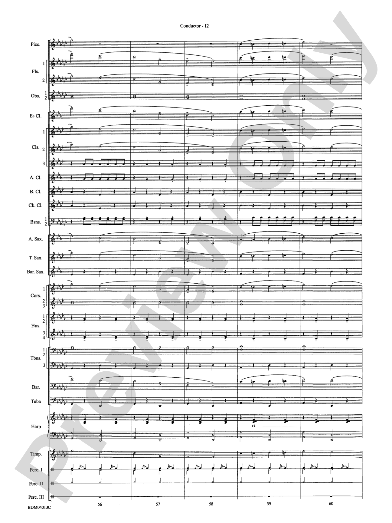 Nobles of the Mystic Shrine (March): Concert Band Conductor Score & Parts