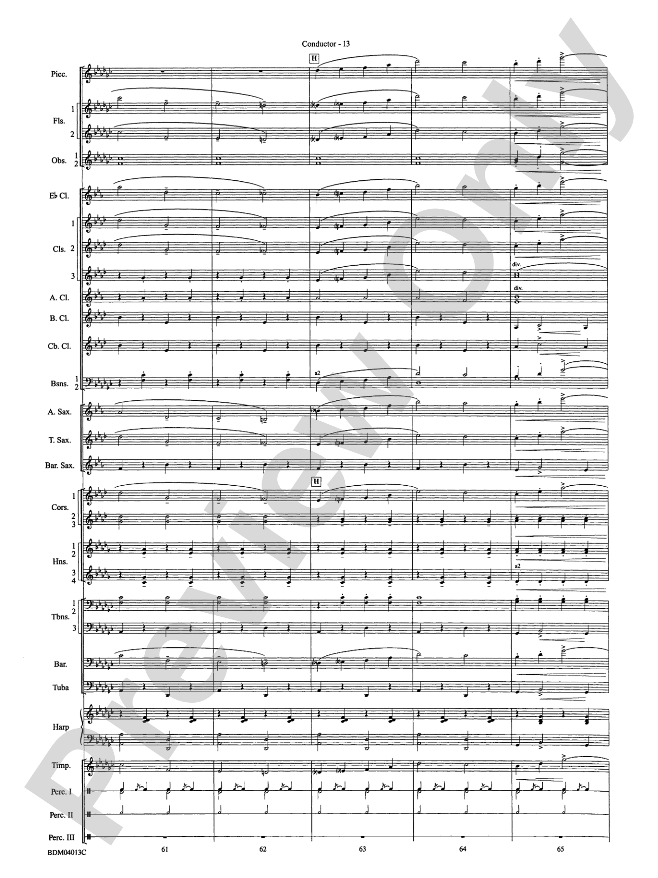 Nobles of the Mystic Shrine (March): Concert Band Conductor Score & Parts