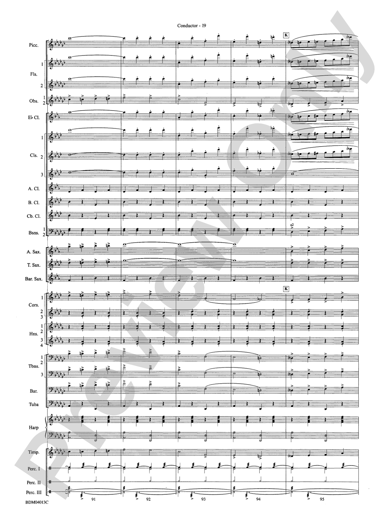 Nobles of the Mystic Shrine (March): Concert Band Conductor Score & Parts