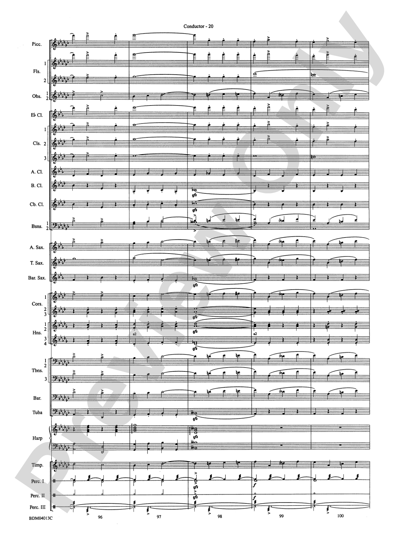 Nobles of the Mystic Shrine (March): Concert Band Conductor Score & Parts