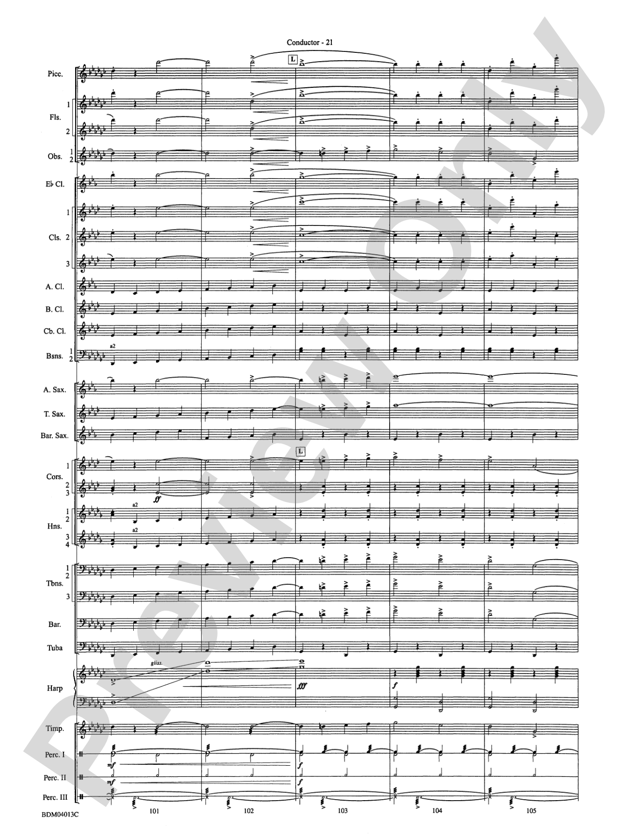 Nobles of the Mystic Shrine (March): Concert Band Conductor Score & Parts