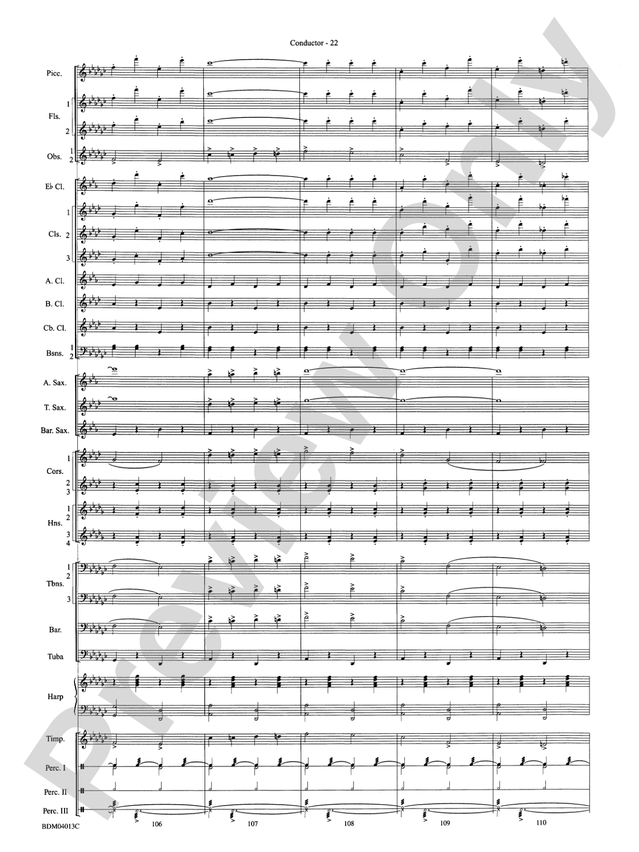 Nobles of the Mystic Shrine (March): Concert Band Conductor Score & Parts
