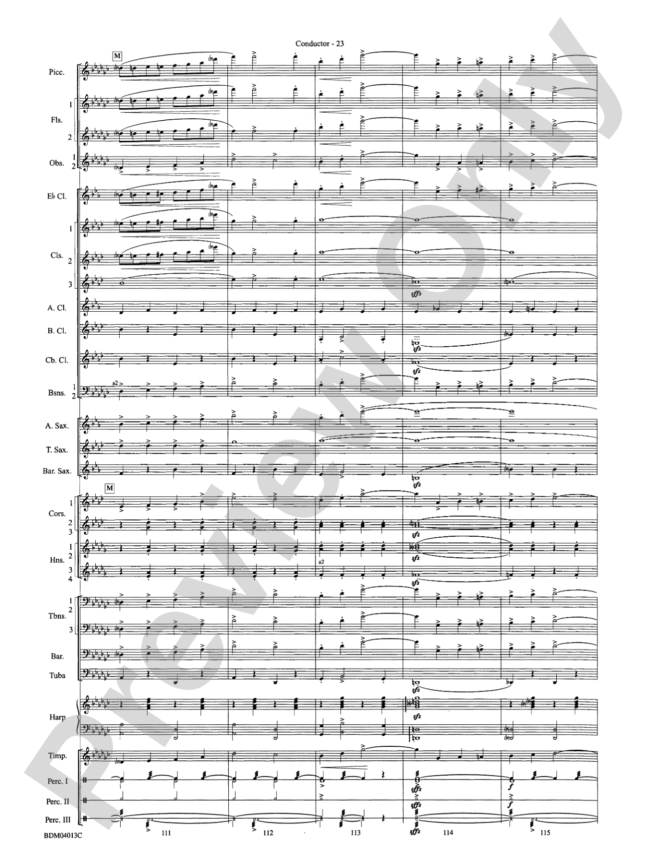 Nobles of the Mystic Shrine (March): Concert Band Conductor Score & Parts