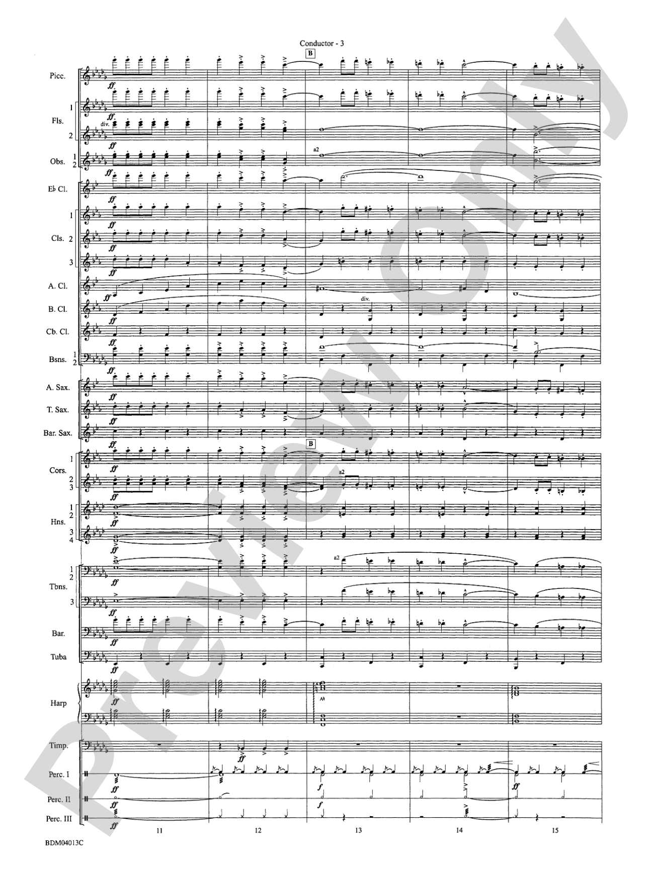 Nobles of the Mystic Shrine (March): Concert Band Conductor Score & Parts