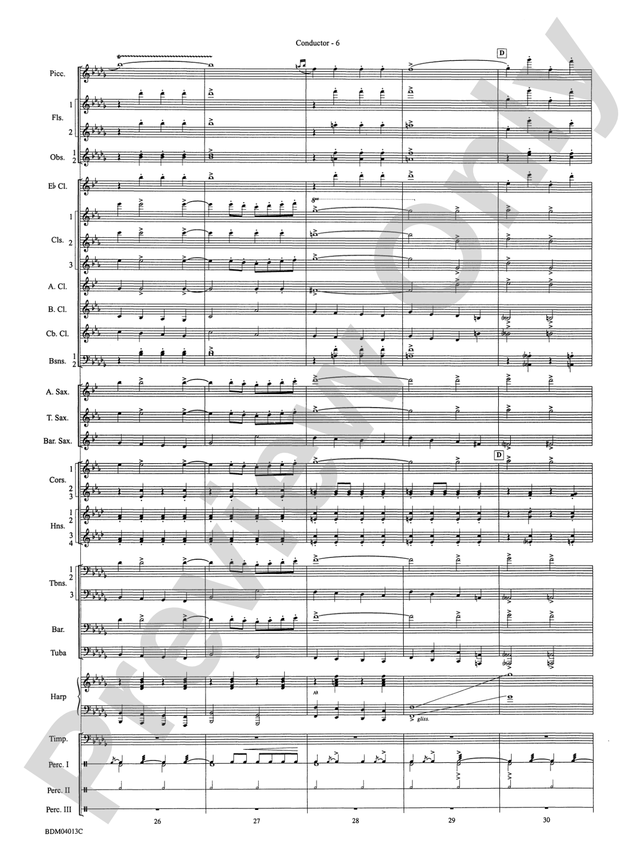 Nobles of the Mystic Shrine (March): Concert Band Conductor Score & Parts