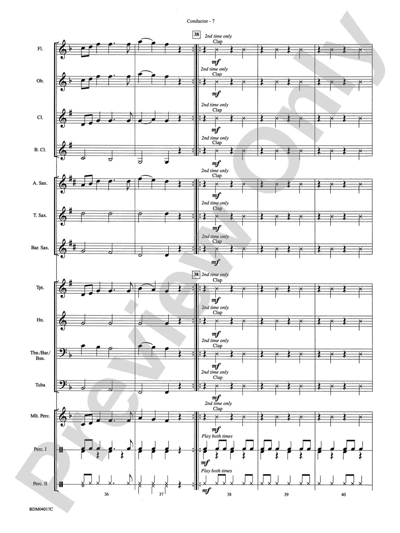 Storm Mountain Jubilee: Concert Band Conductor Score & Parts